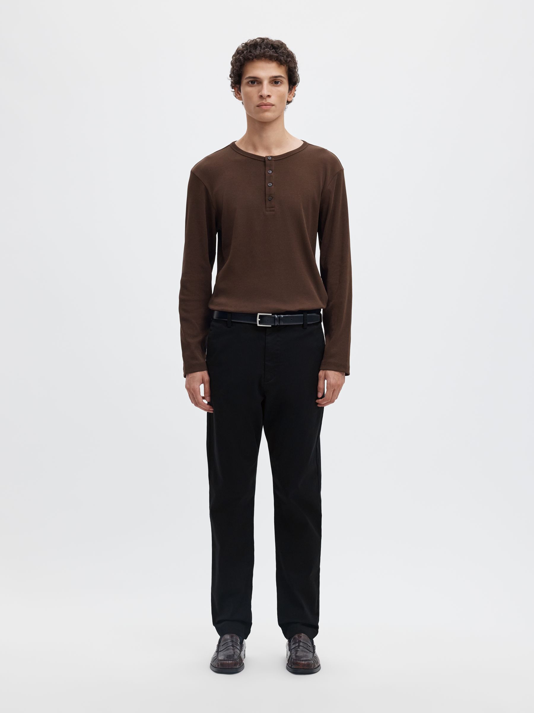 TOREN SLIM FIT ORGANIC COTTON TROUSERS
