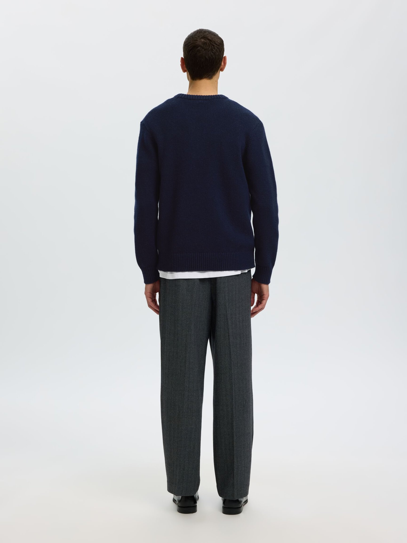 WOOL BLEND RELAXED FIT JUMPER