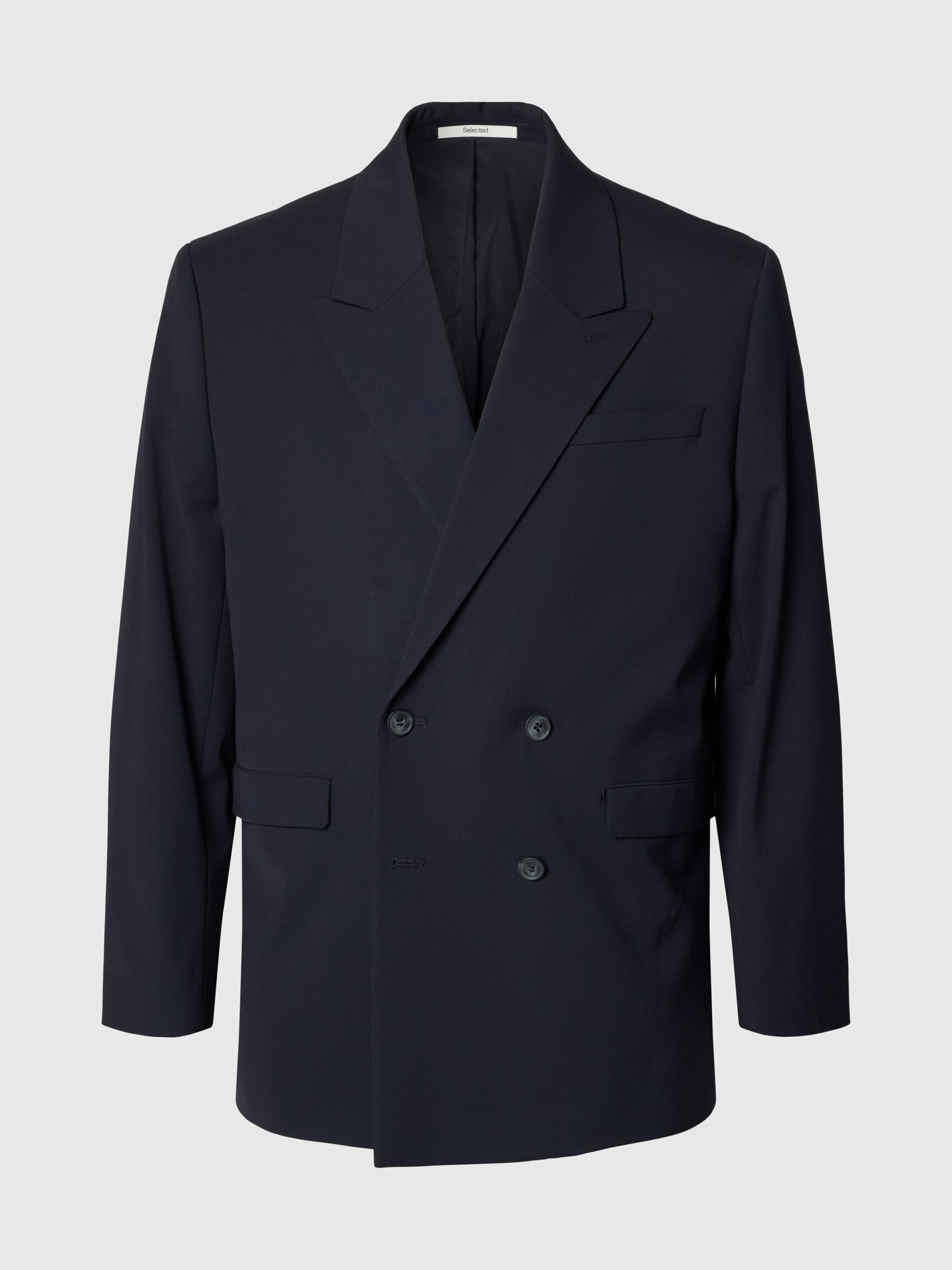 RELAXED FIT DOUBLE-BREASTED BLAZER