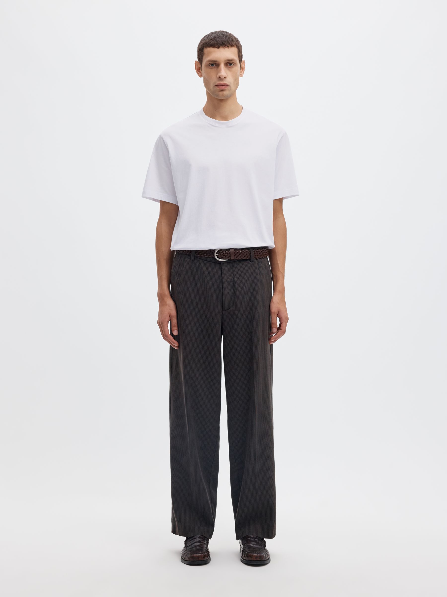 COTTON SHORT-SLEEVED CREWNECK T-SHIRT