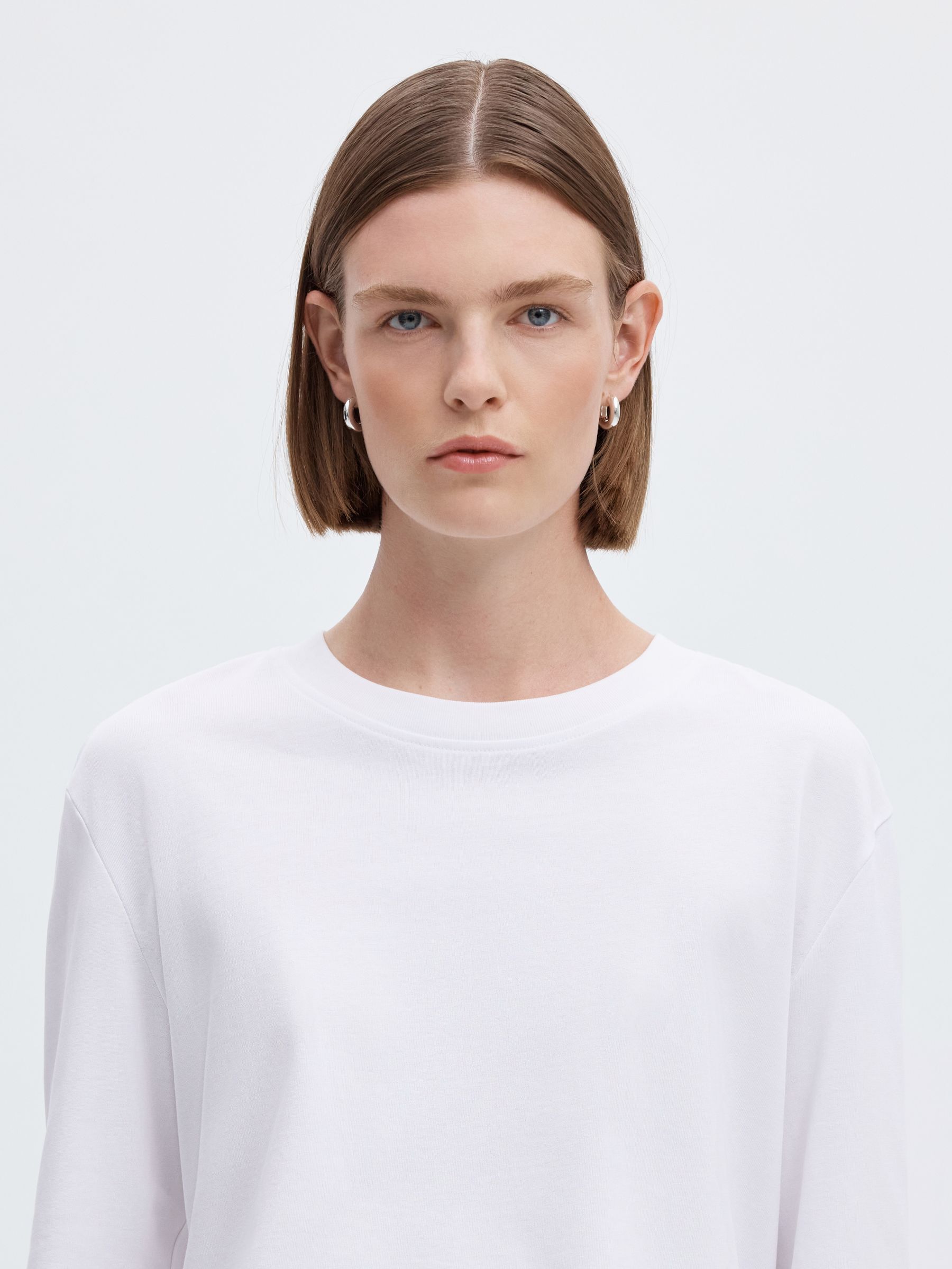 LANGÄRMELIGES BOXY T-SHIRT