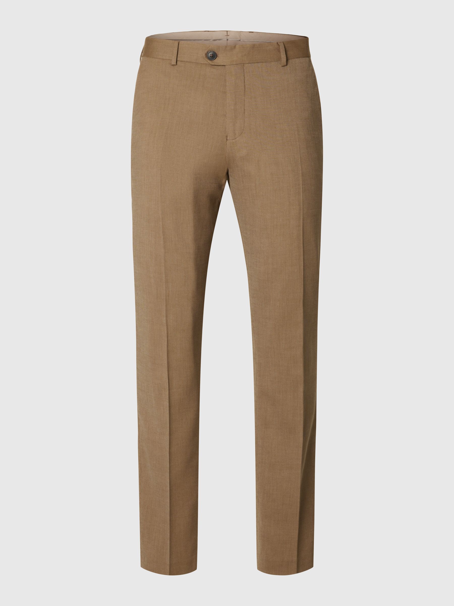 WOVEN WOOL BLEND TROUSERS