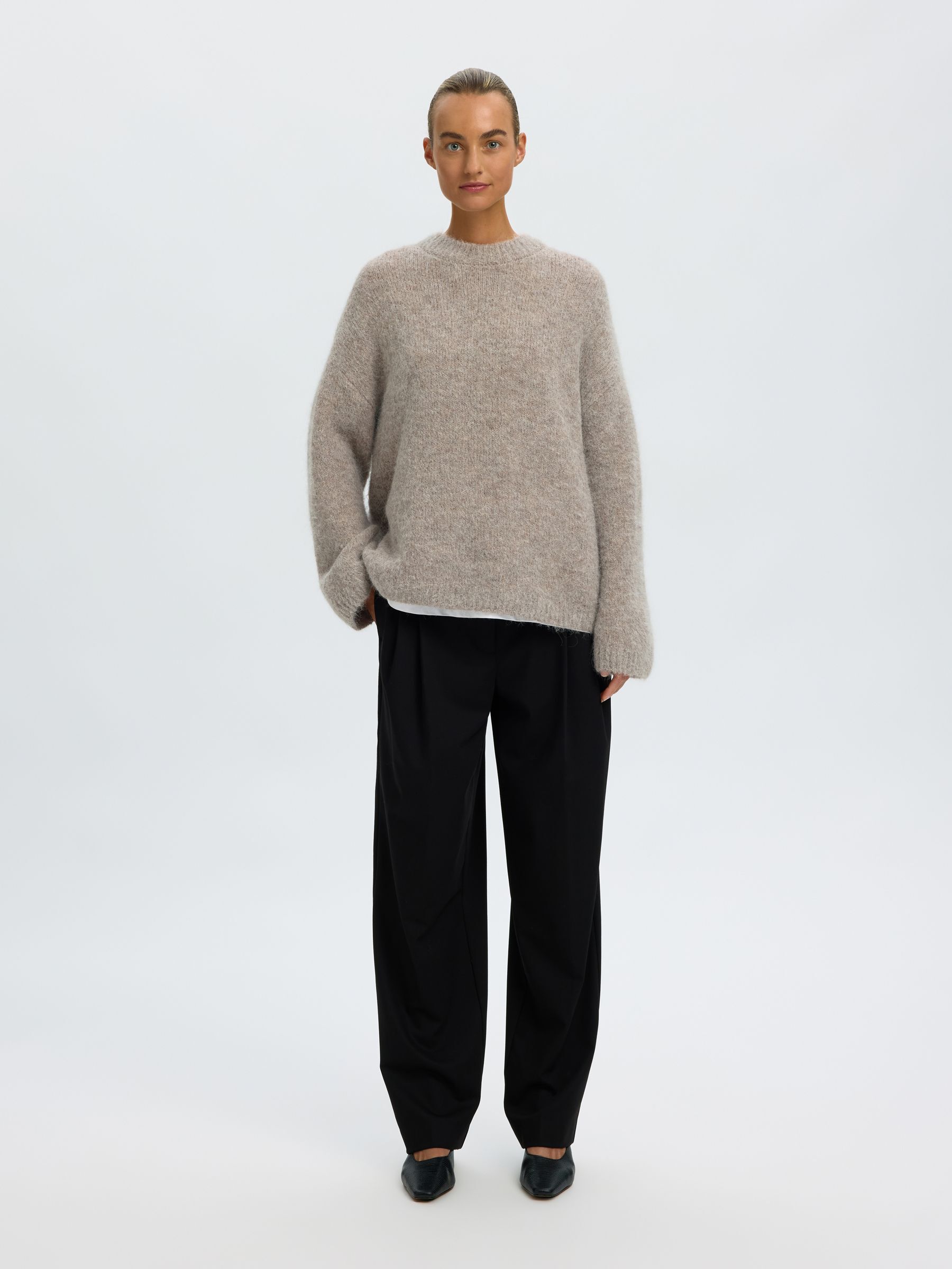 WOOL BLEND  PULLOVER