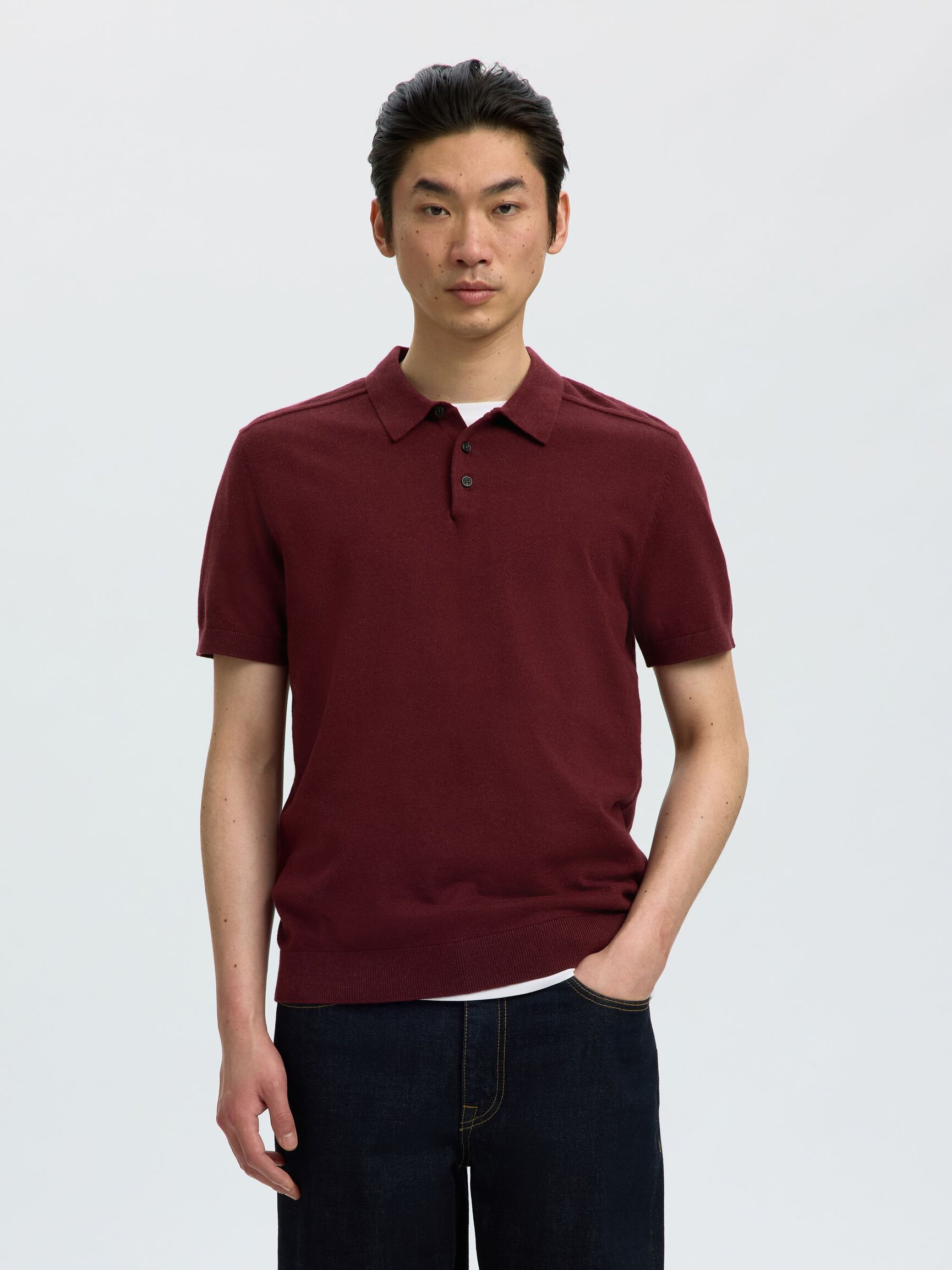 PRENDA DE PUNTO CAMISETA DE POLO DE PUNTO