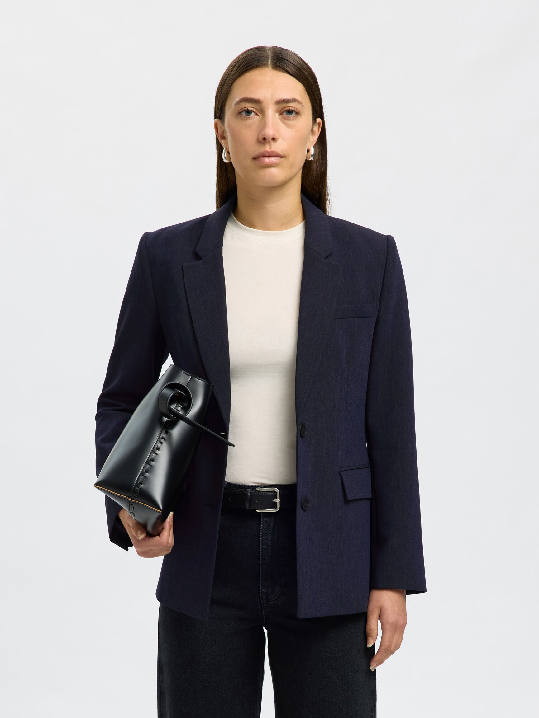 VISCOSE BLEND CLASSIC BLAZER