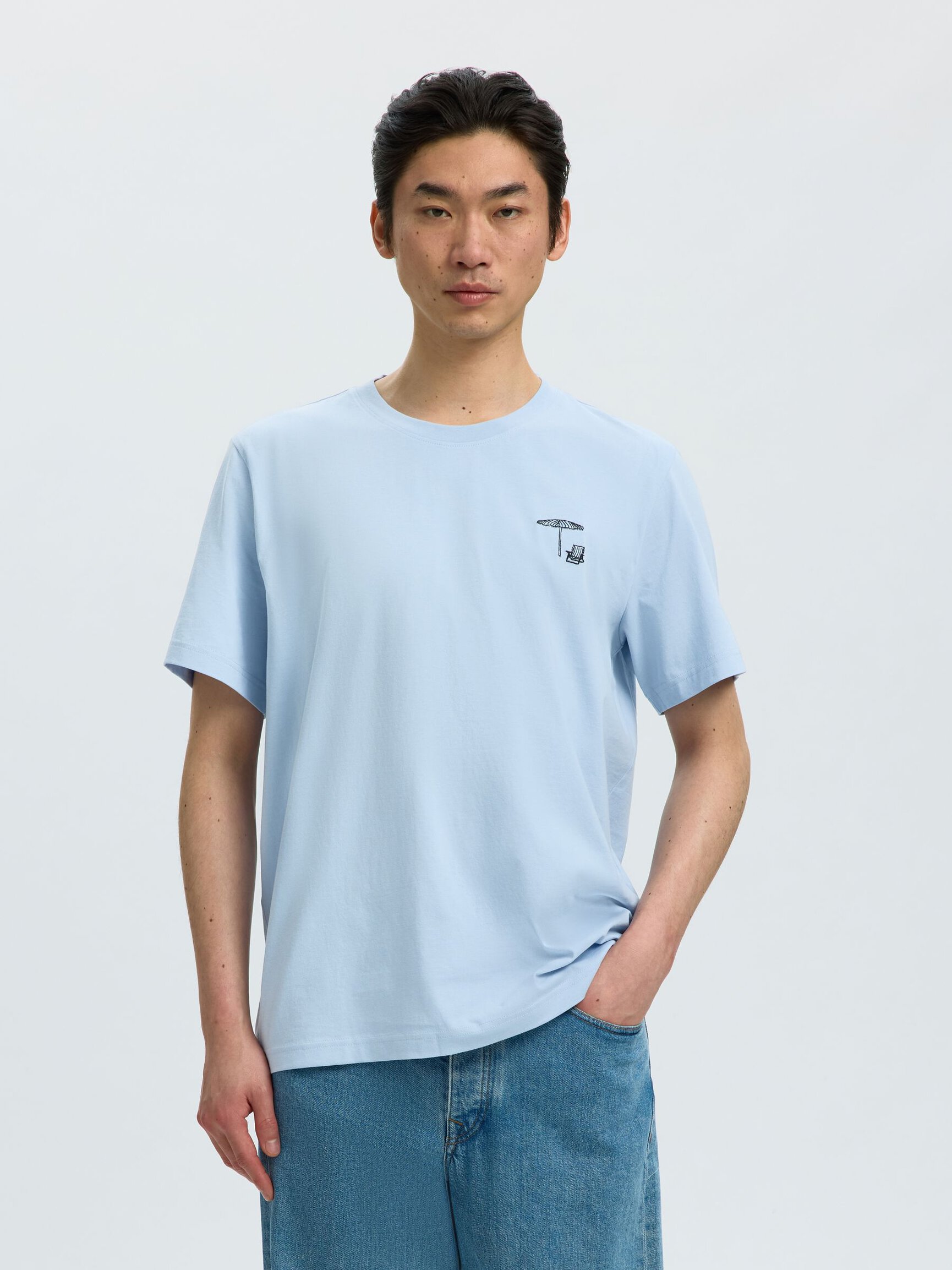 NORMAL PASSFORM BOMULL T-SHIRT