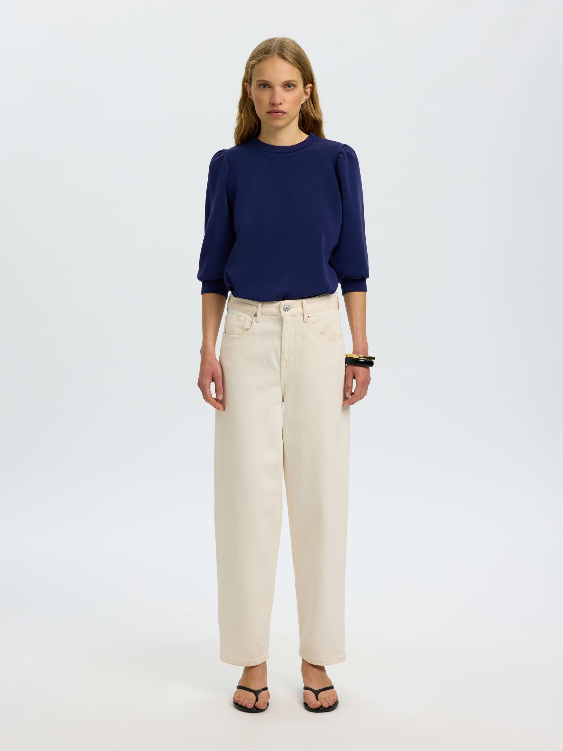 PUFF SLEEVE SWEATSHIRT