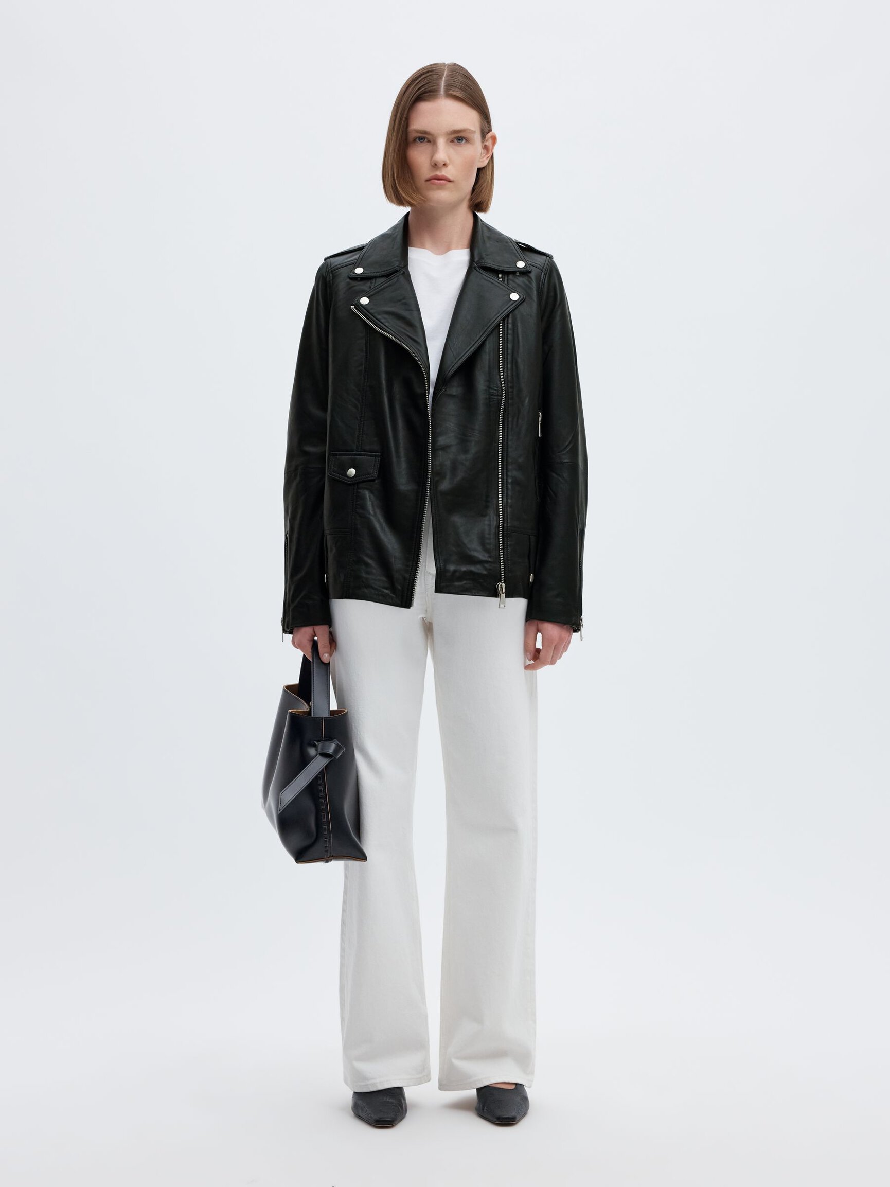 OVERSIZE CHAQUETA DE PIEL