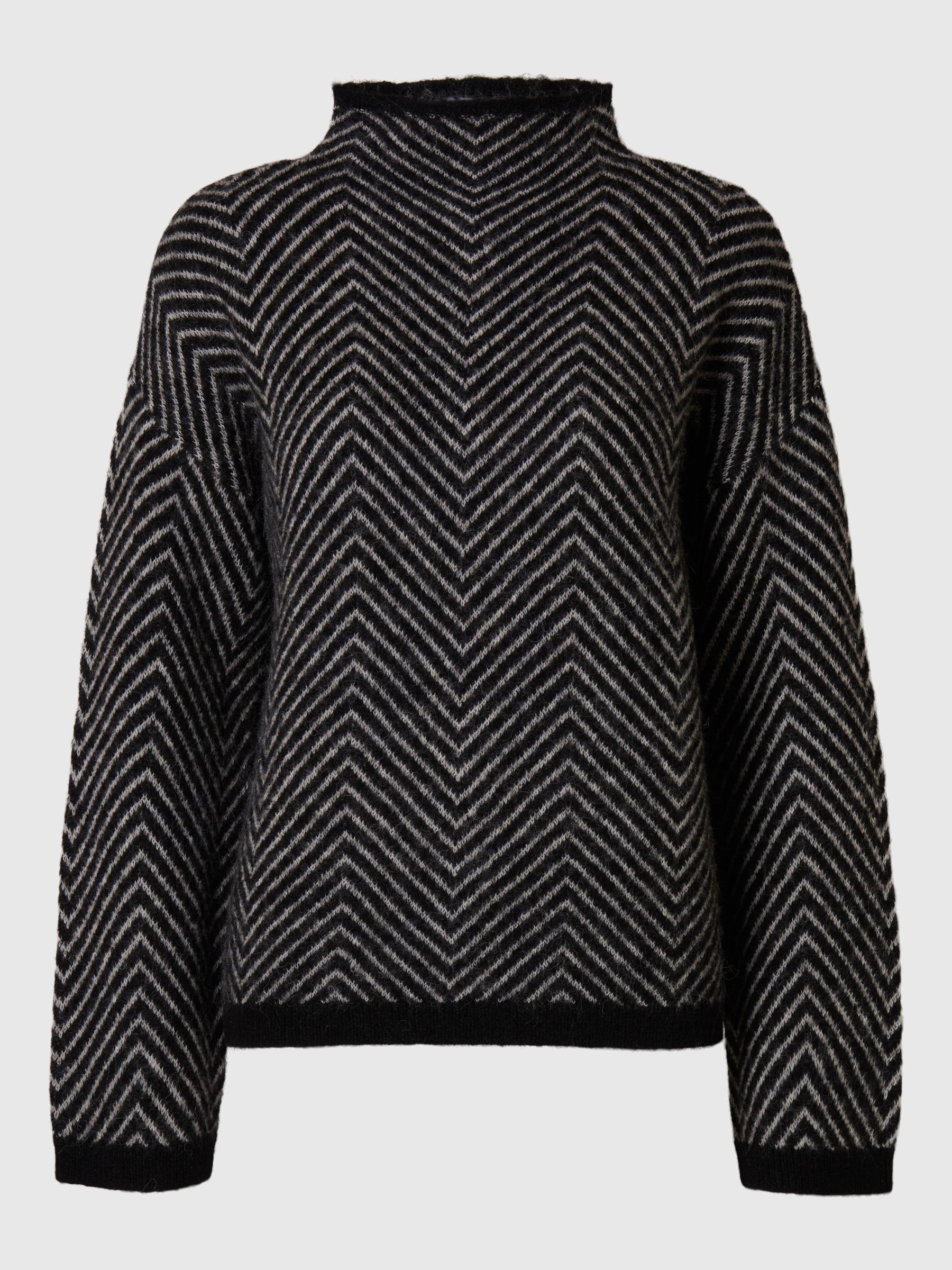 HERRINGBONE WOOL BLEND JUMPER
