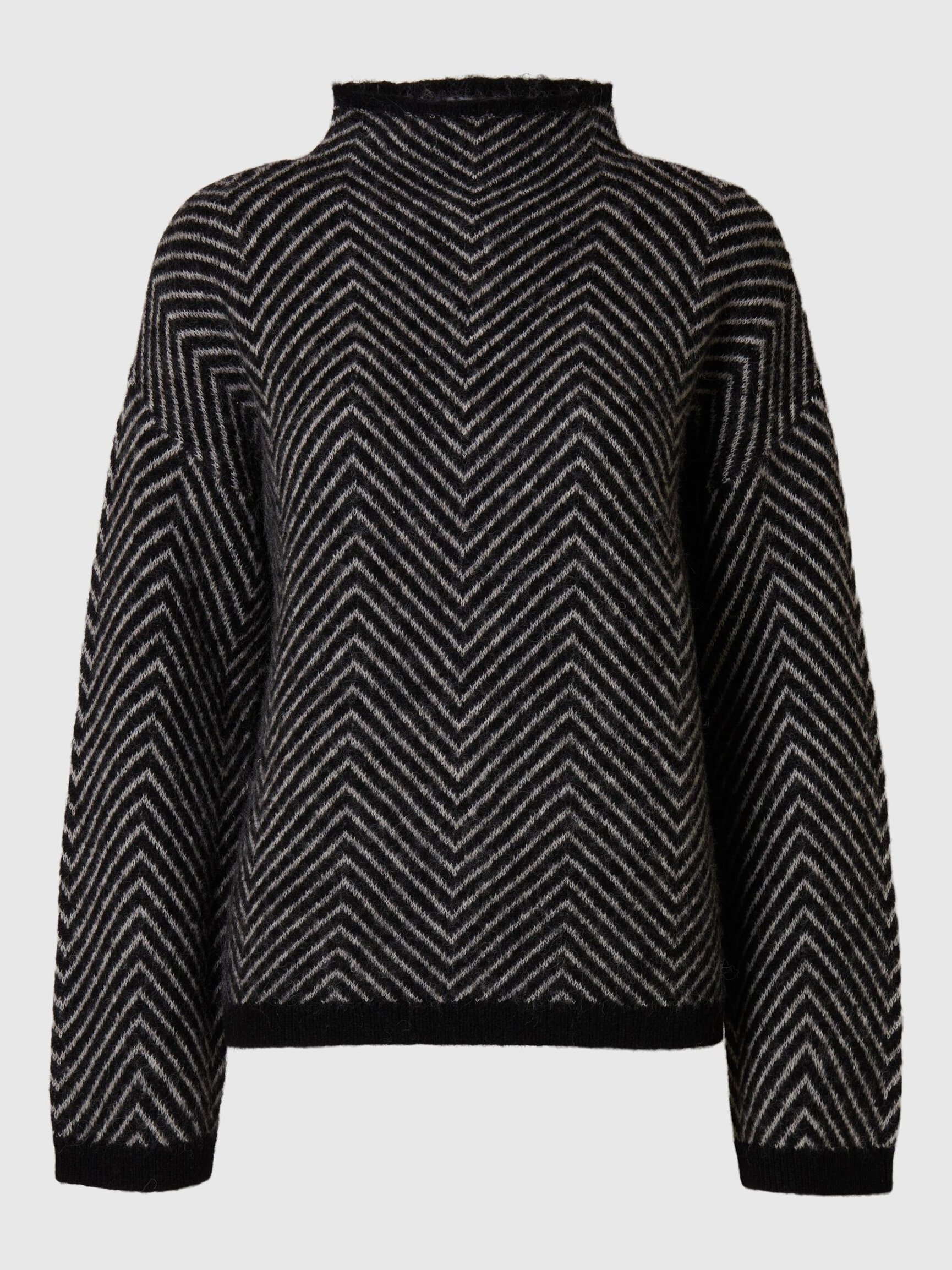 HERRINGBONE WOOL BLEND JUMPER