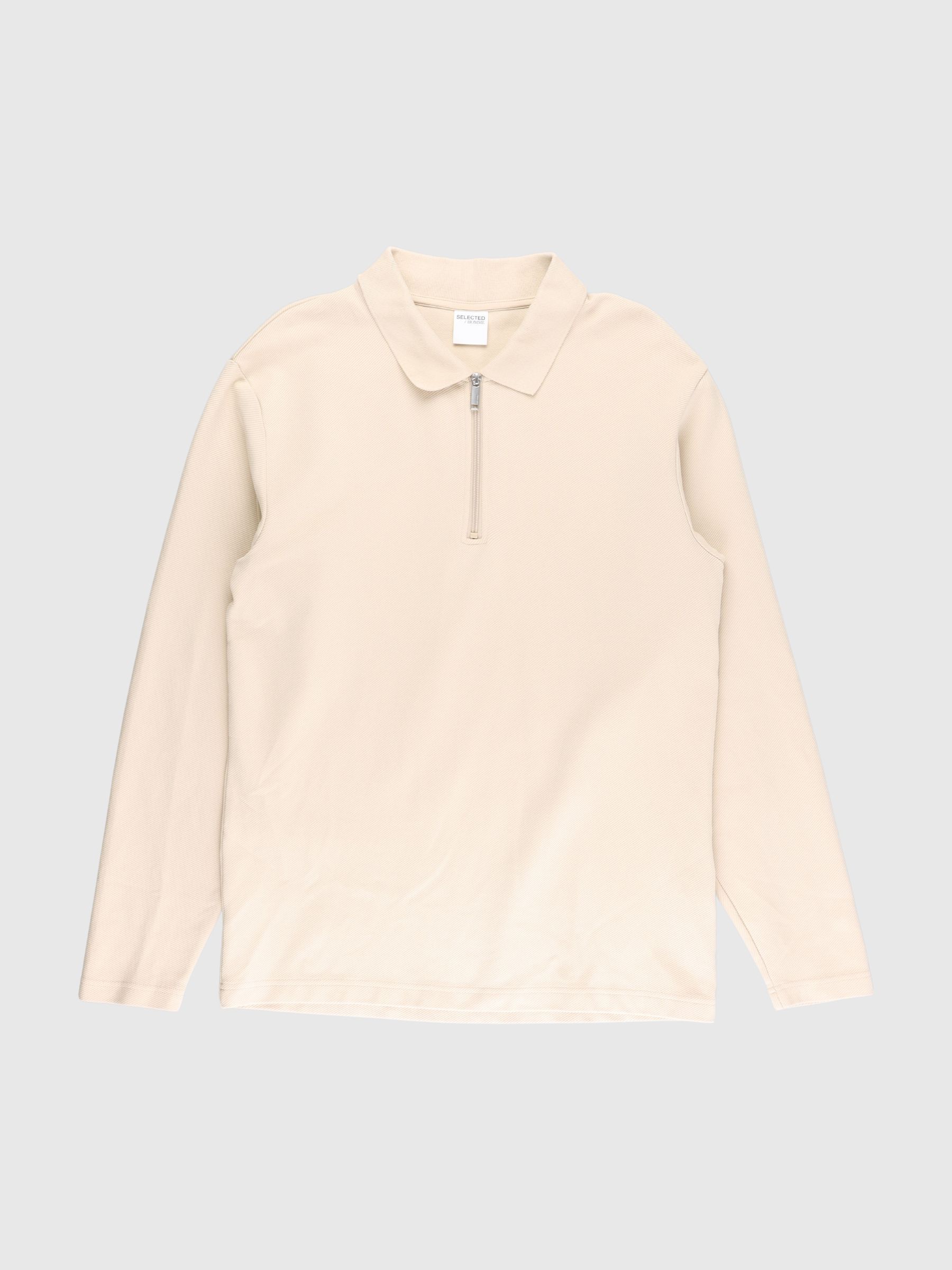 LONG SLEEVED ZIPPED SWEATSHIRT