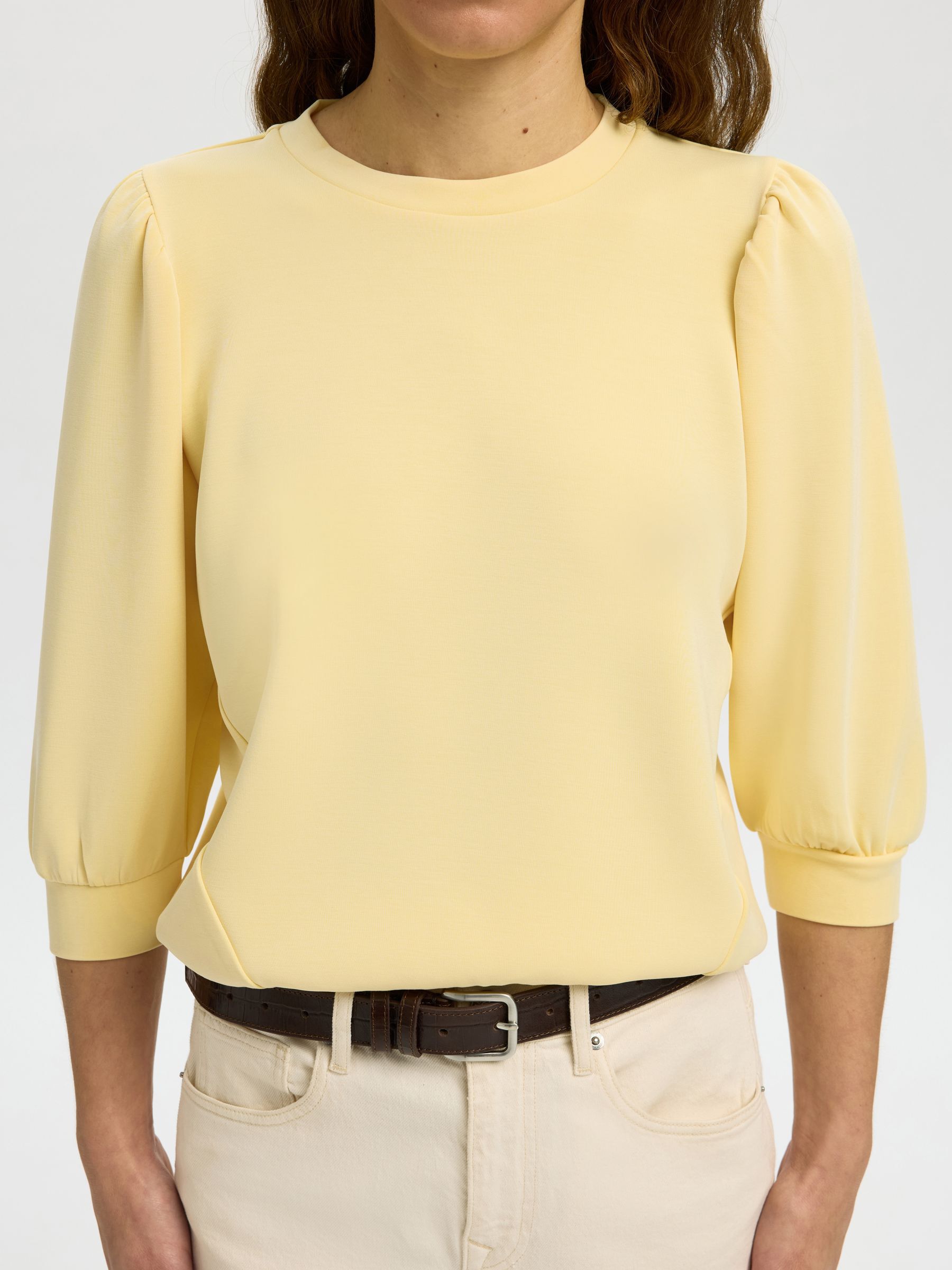 PUFF SLEEVE SWEATSHIRT