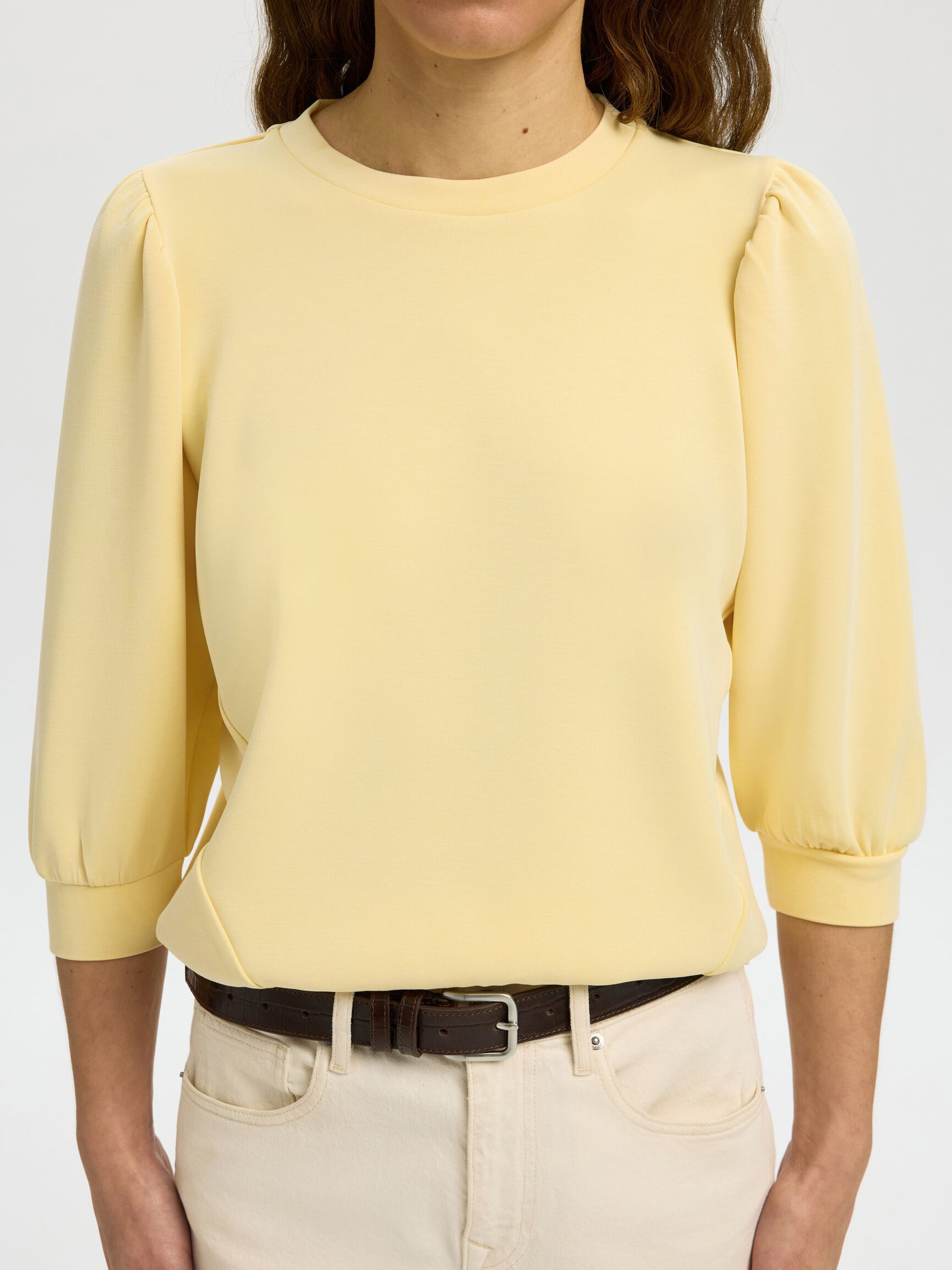 PUFF SLEEVE SWEATSHIRT