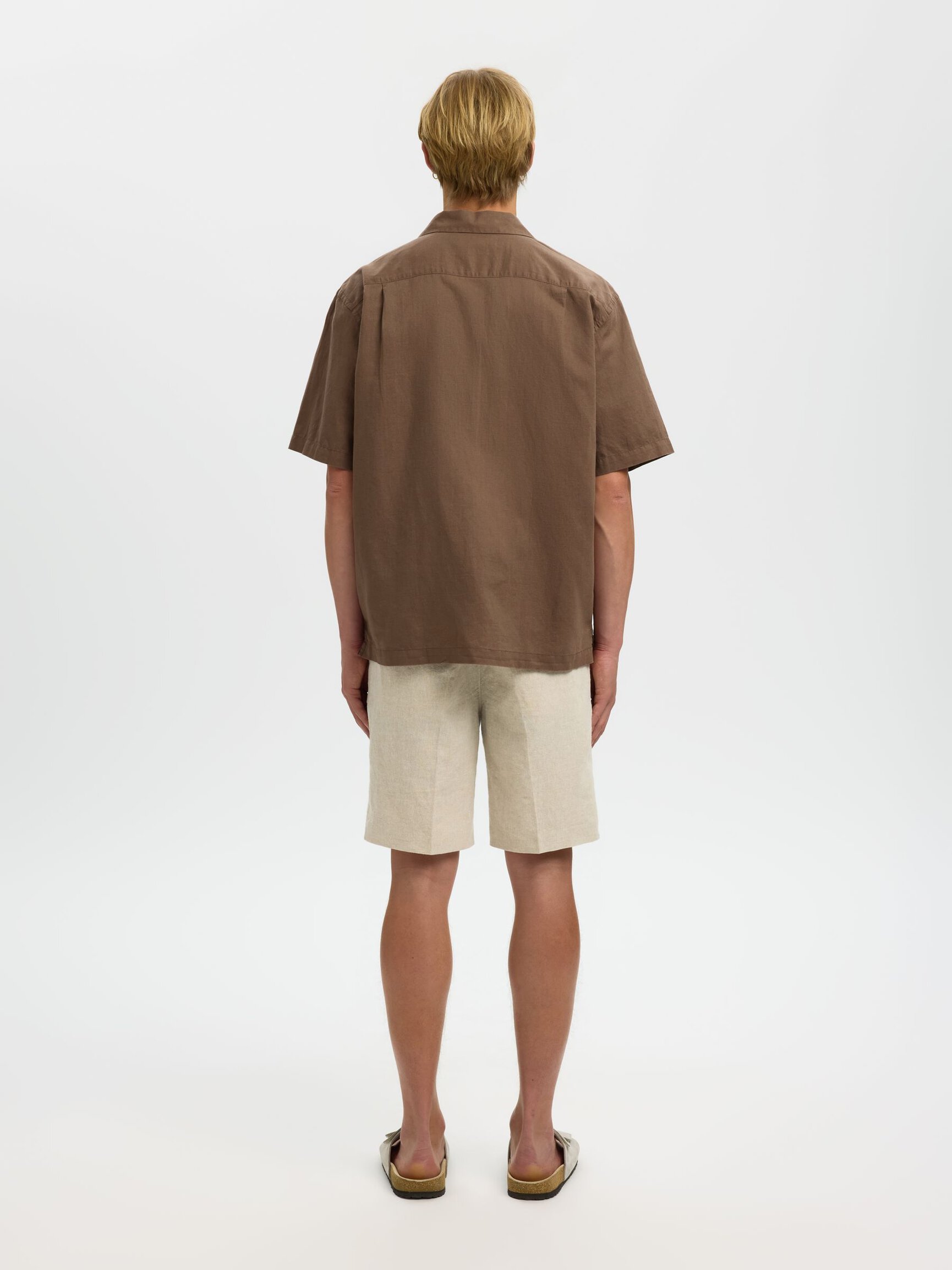 HØRBLANDING KORTÆRMET SKJORTE