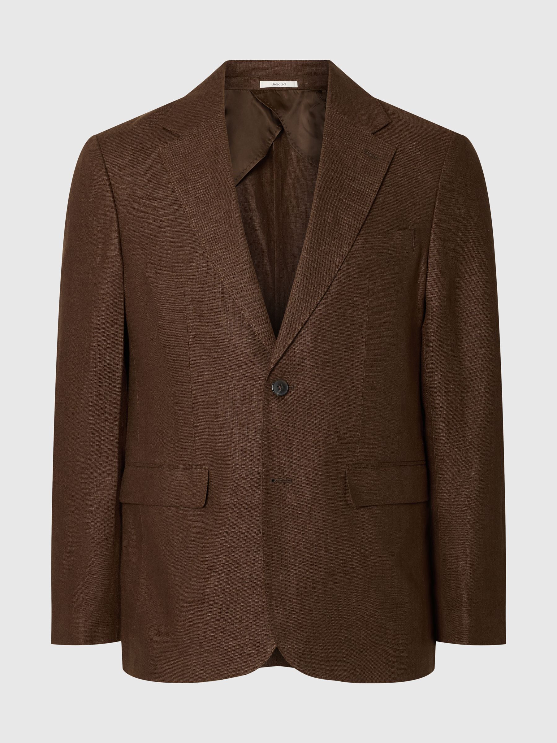 REGULAR FIT LINNEN BLAZER