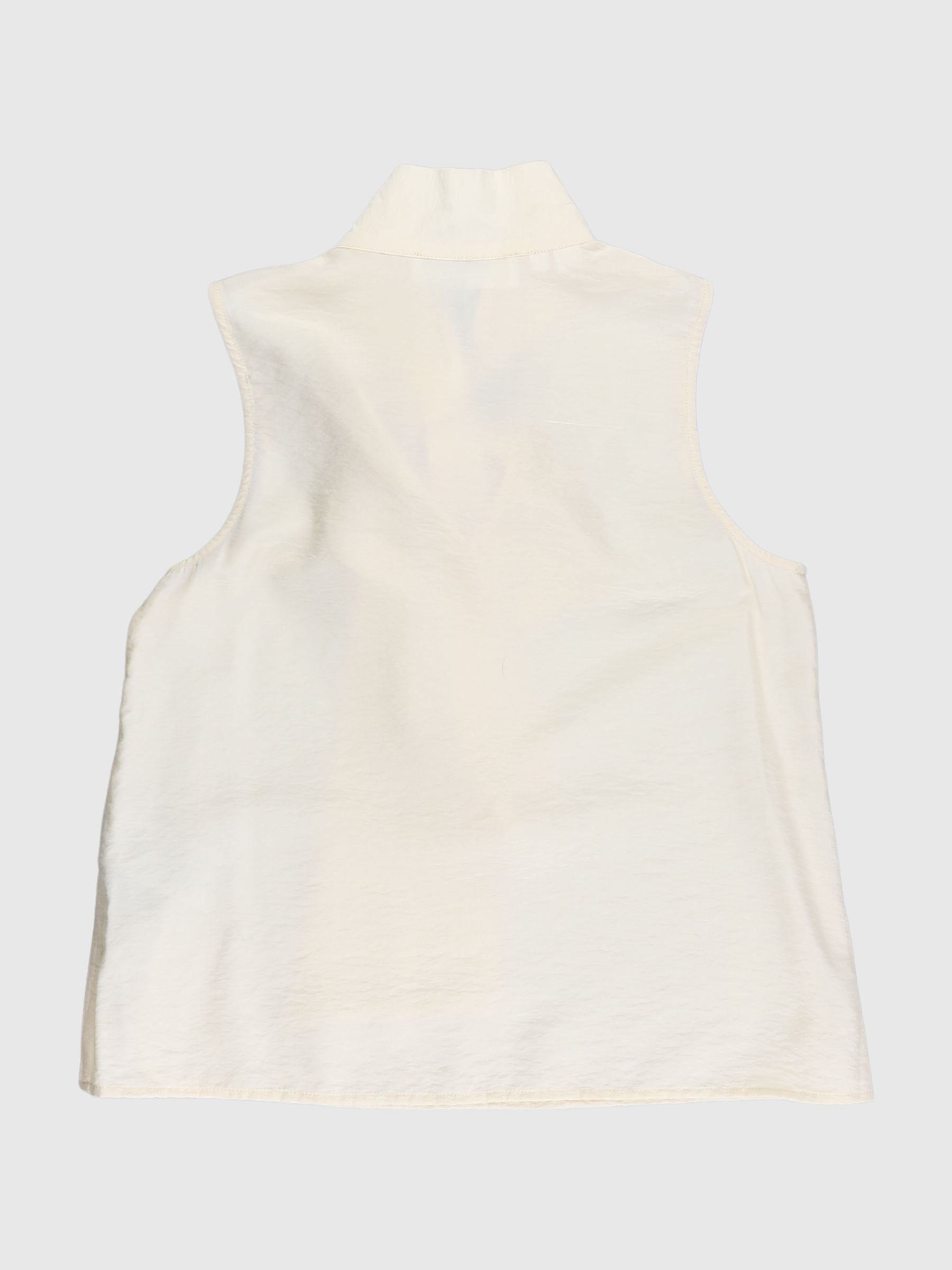 TIE NECK SLEEVELESS TOP