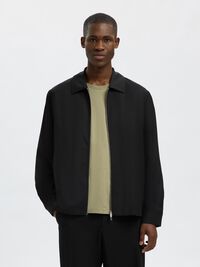 LEICHTE KURZJACKE, Black, highres