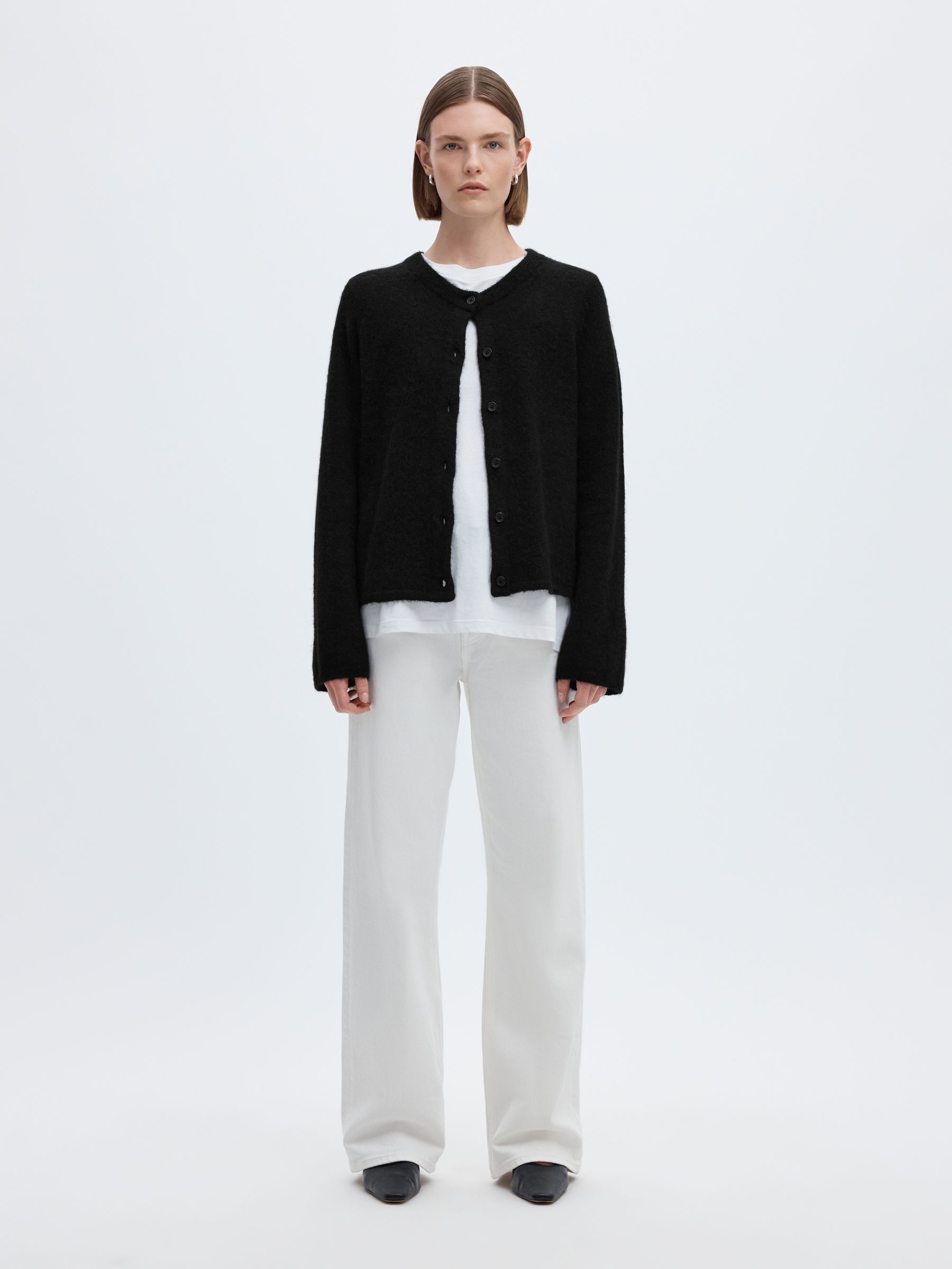 WOOL BLEND CARDIGAN
