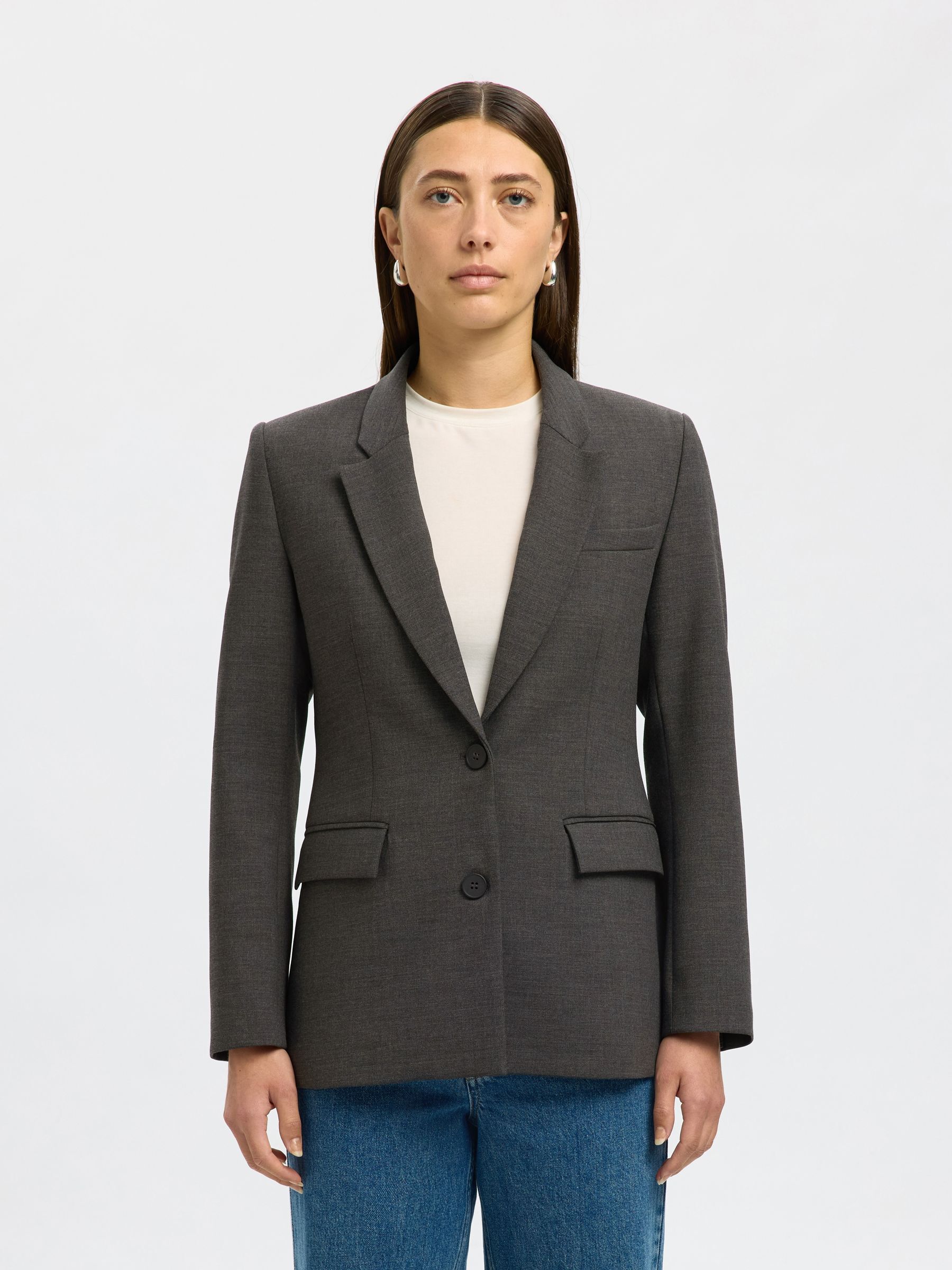 VISCOSE BLEND CLASSIC BLAZER
