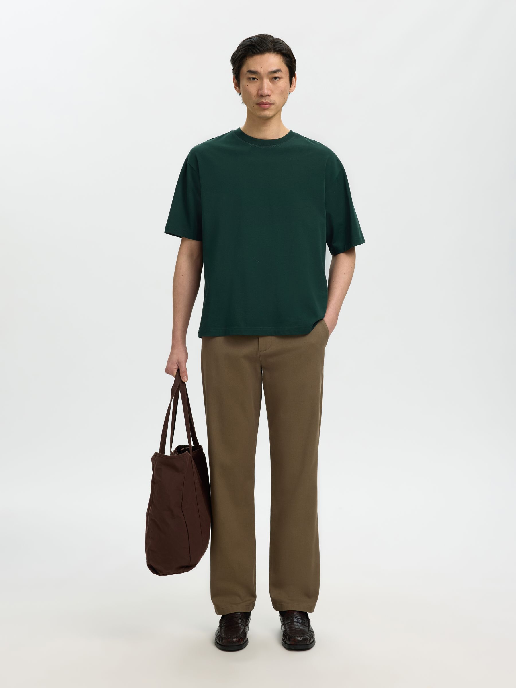 100% COTTON CREWNECK T-SHIRT