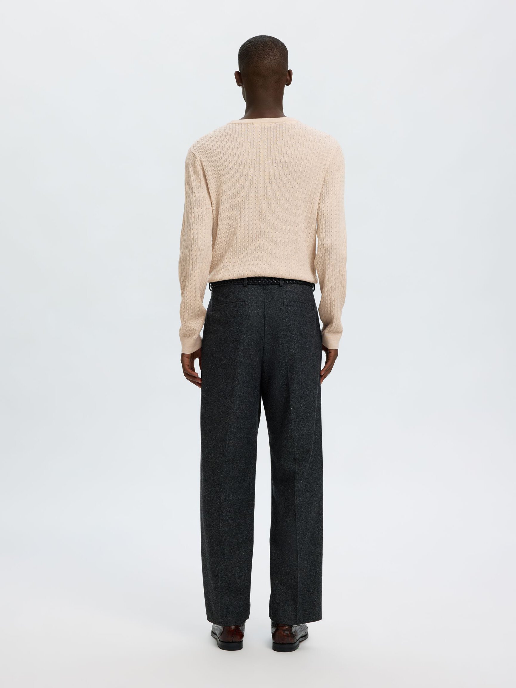 100% MERINO WOOL KNITTED PULLOVER