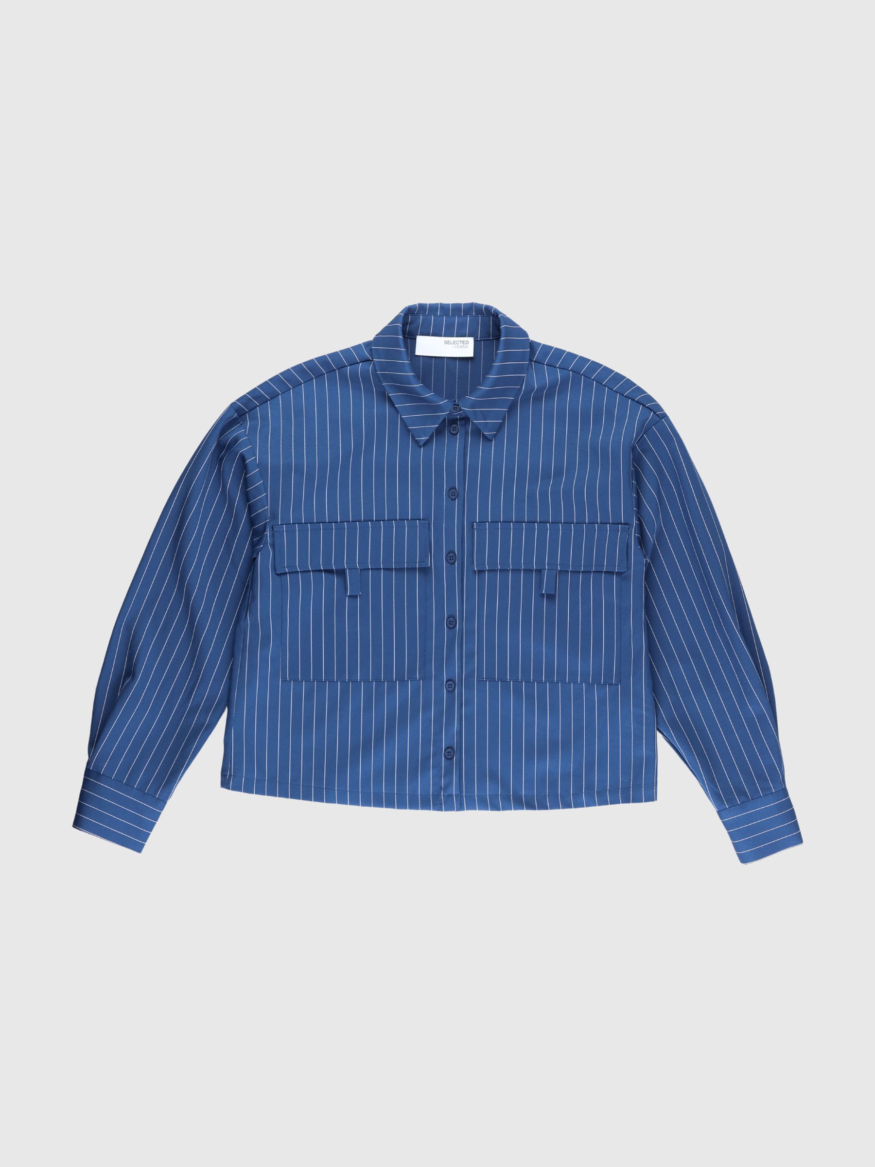 BOXY PINSTRIPE SHIRT