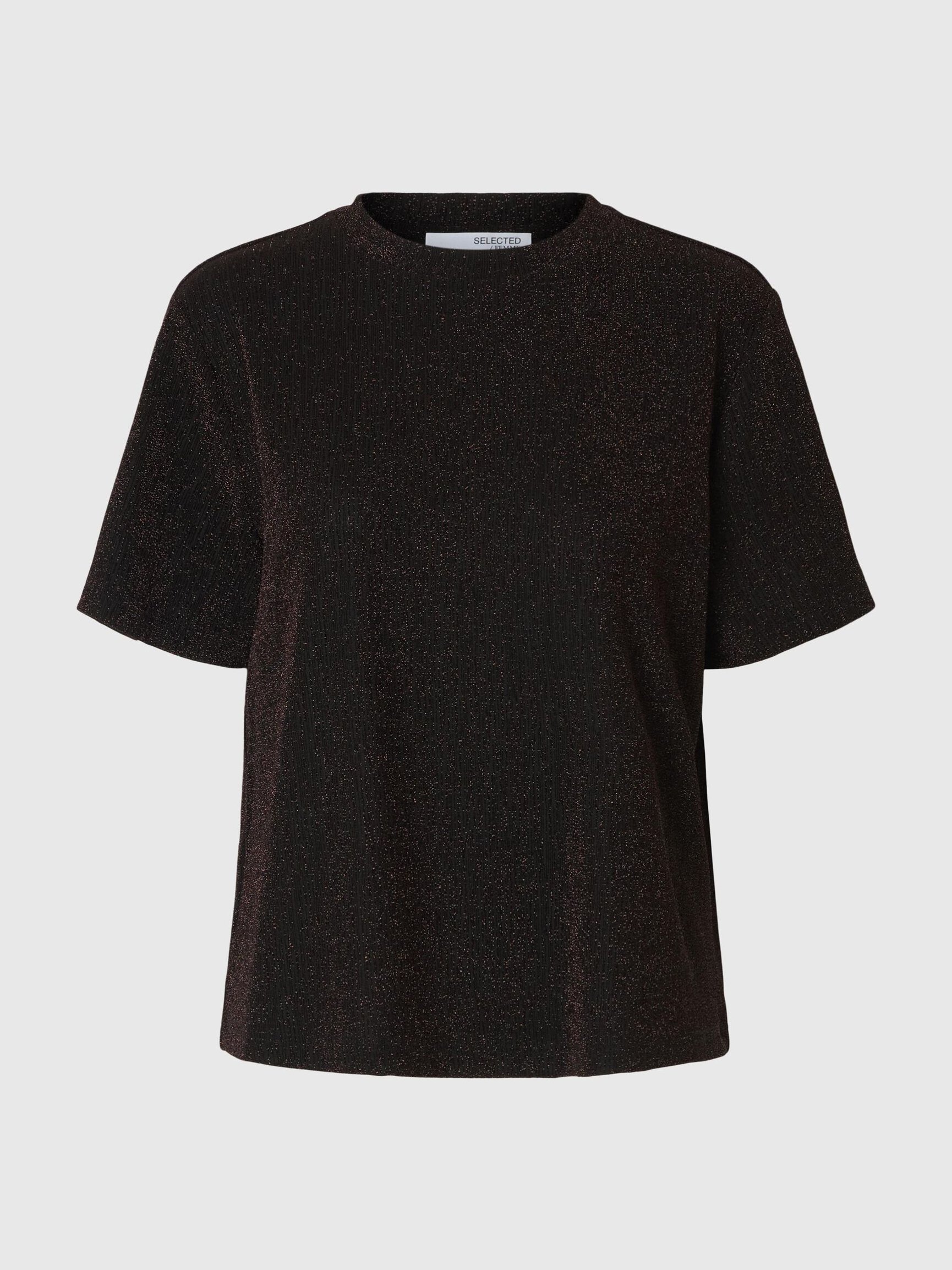 GLITTER KORTÄRMAD TOPP