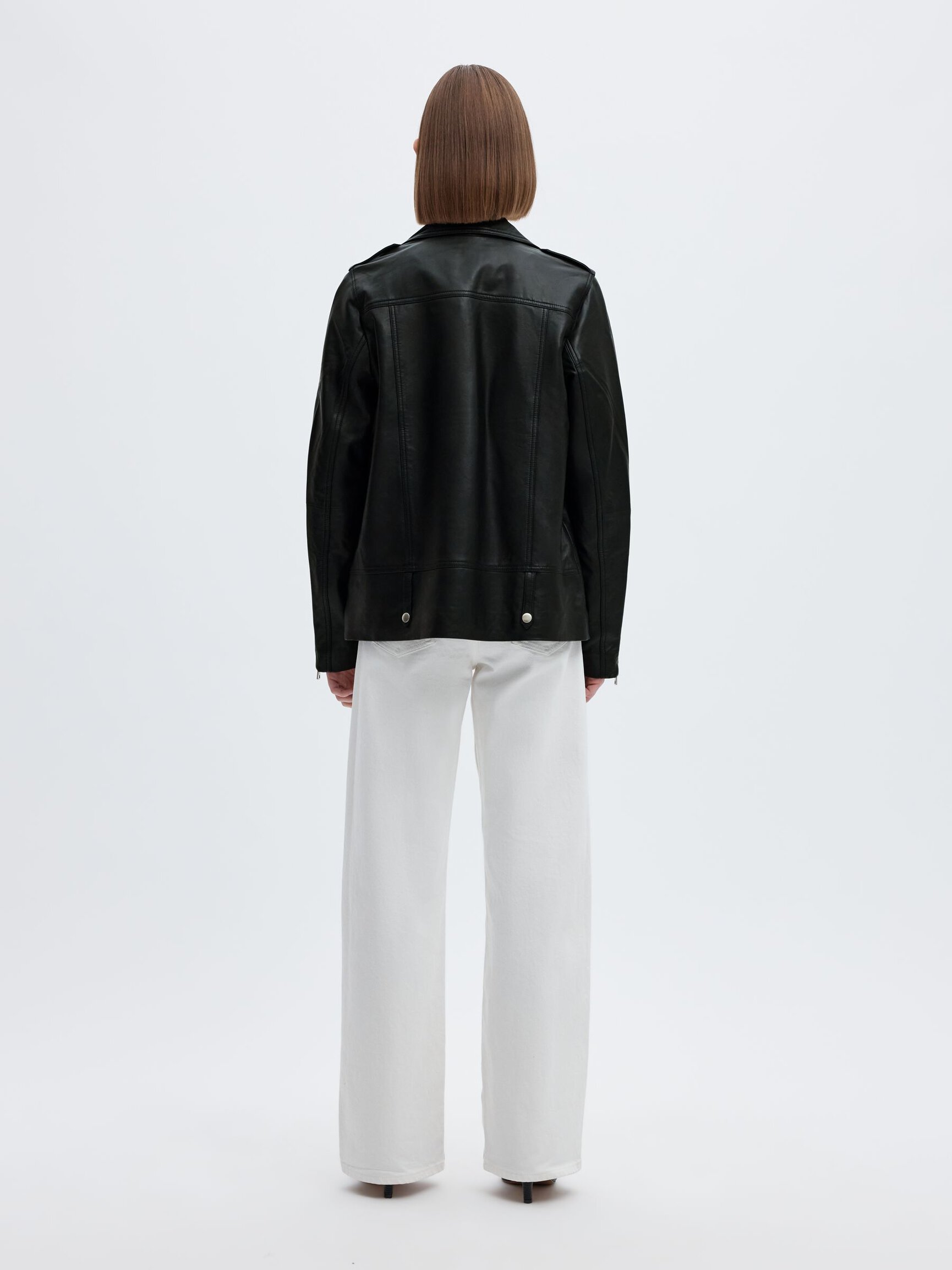 OVERSIZE CHAQUETA DE PIEL