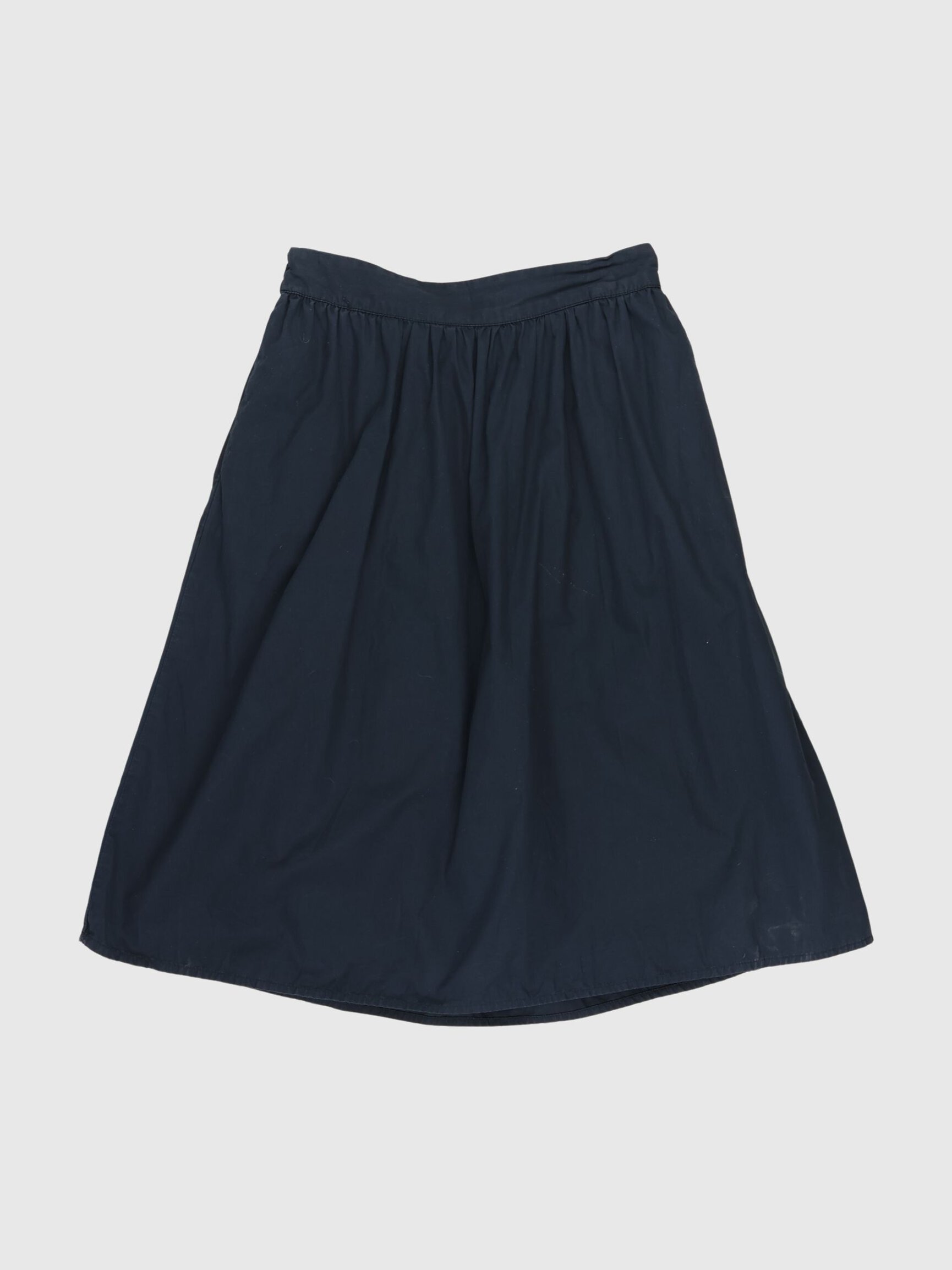 COTTON MIDI SKIRT