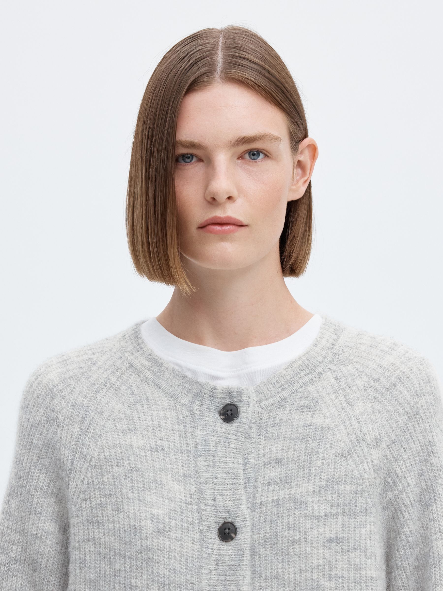 WOOL BLEND CARDIGAN