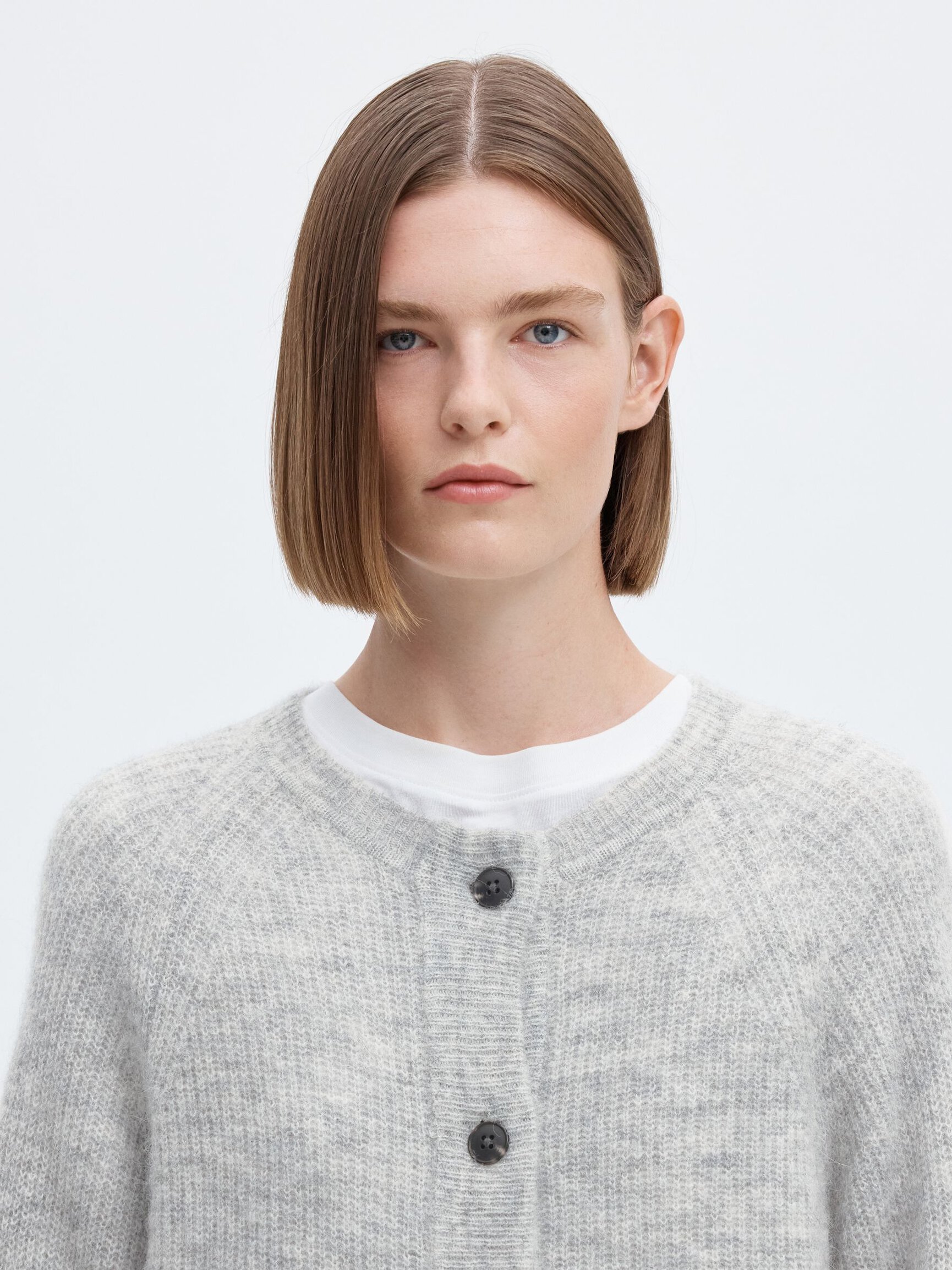 WOOL BLEND CARDIGAN