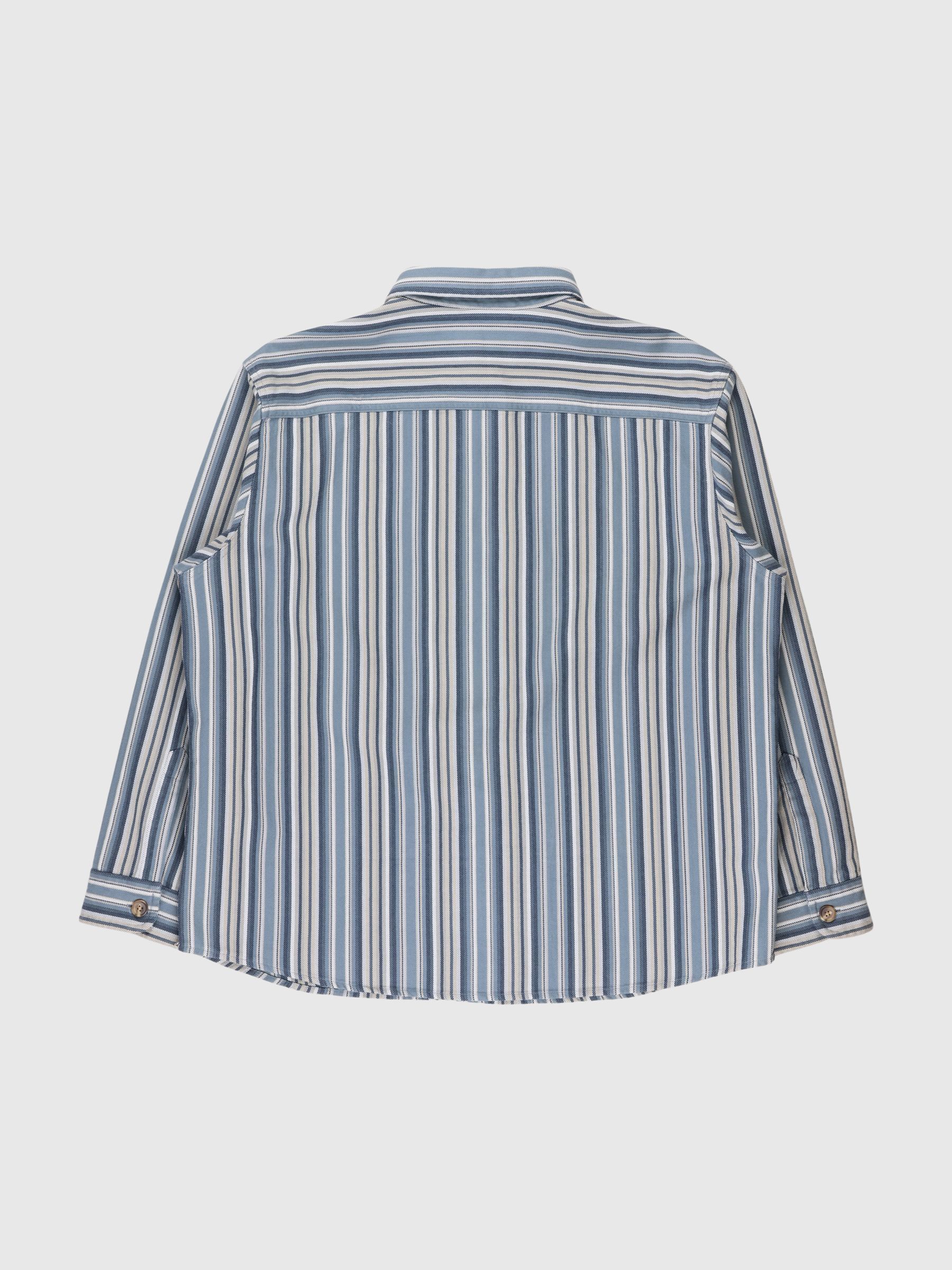 STRIPED COTTON OVERSHIRT