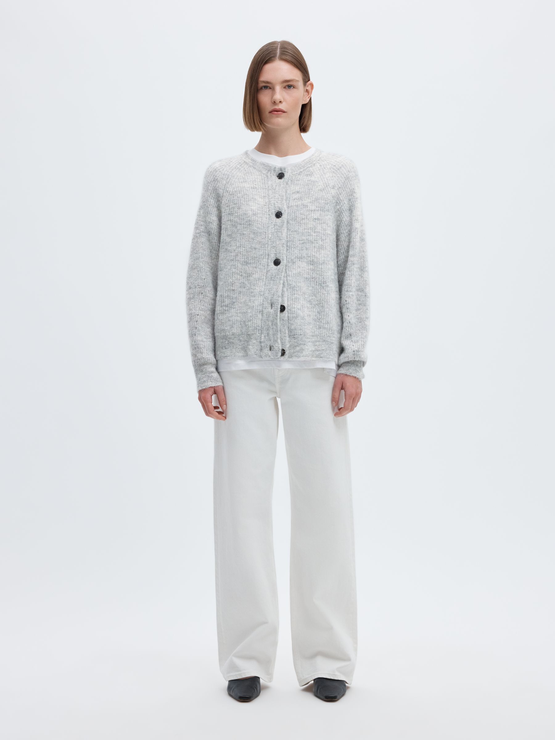 WOOL BLEND CARDIGAN