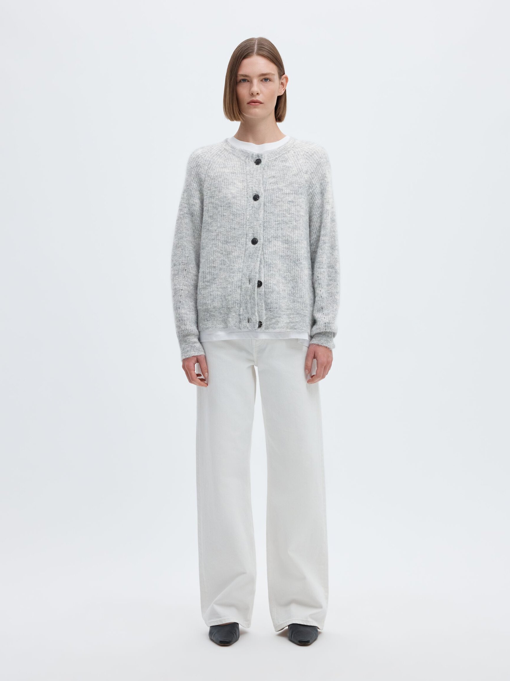 WOOL BLEND CARDIGAN