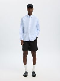 LOOSE-FIT SHORTS, Black, highres