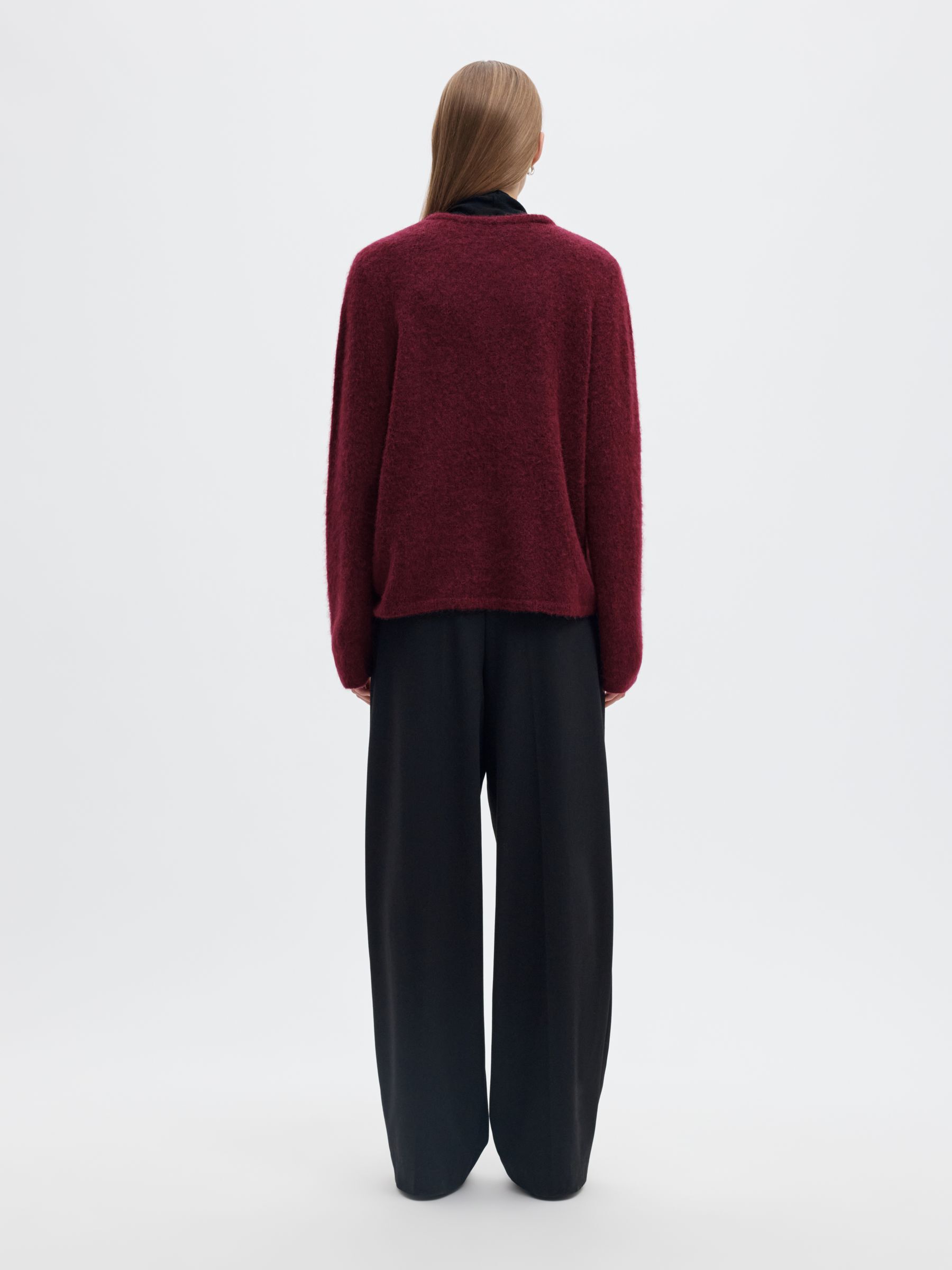 WOOL BLEND KNITTED JUMPER