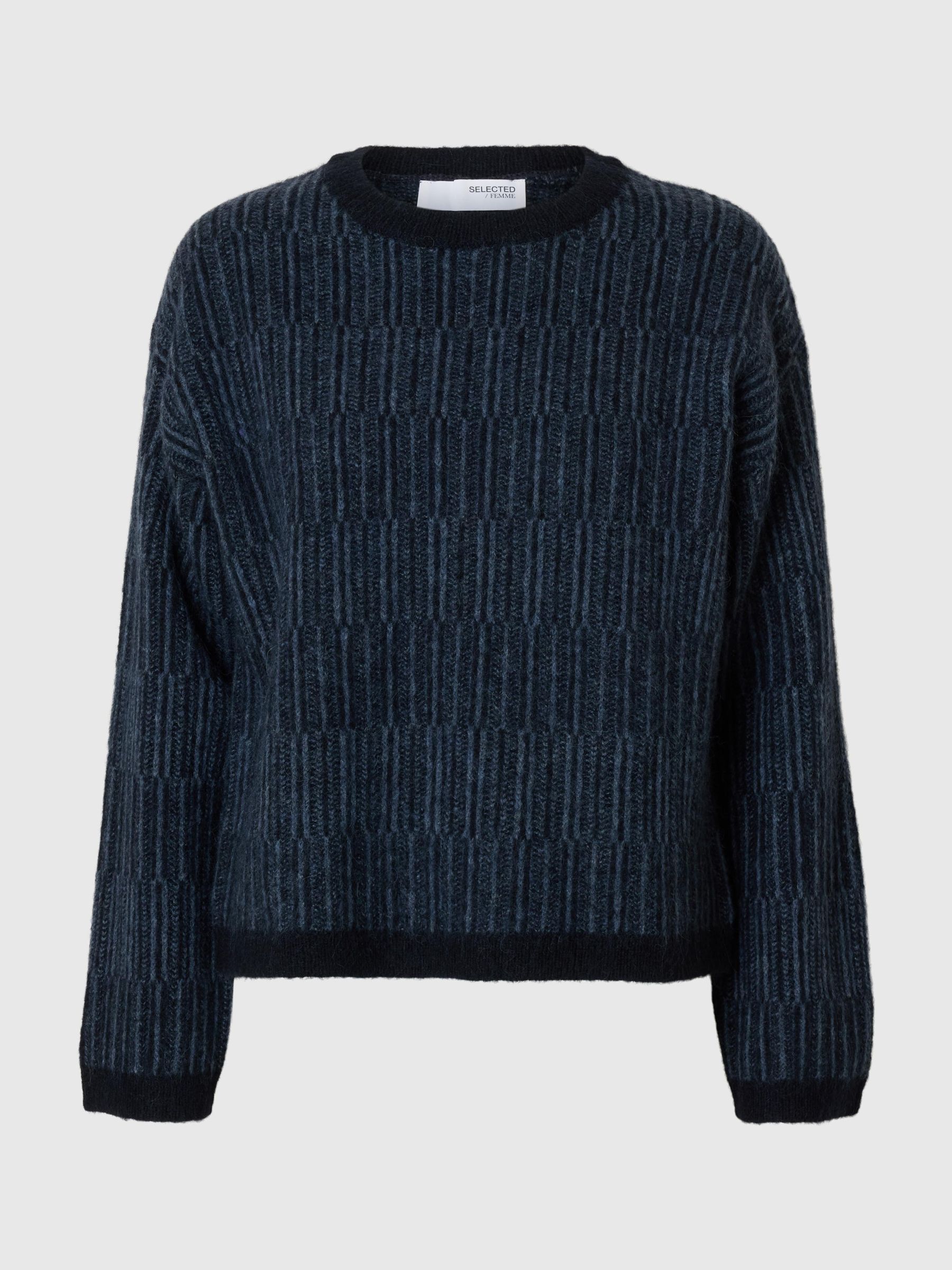 WOOL BLEND KNITTED JUMPER