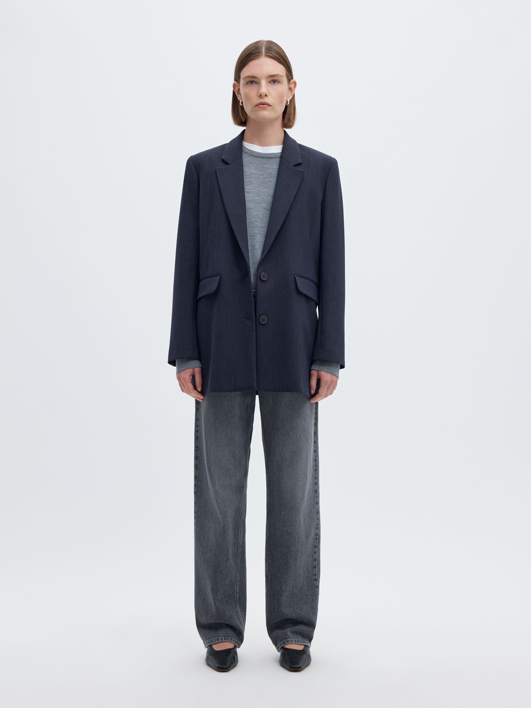 VISKOSEMIX OVERSIZED BLAZER
