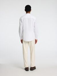 LANGE MOUWEN OVERHEMD, White, highres