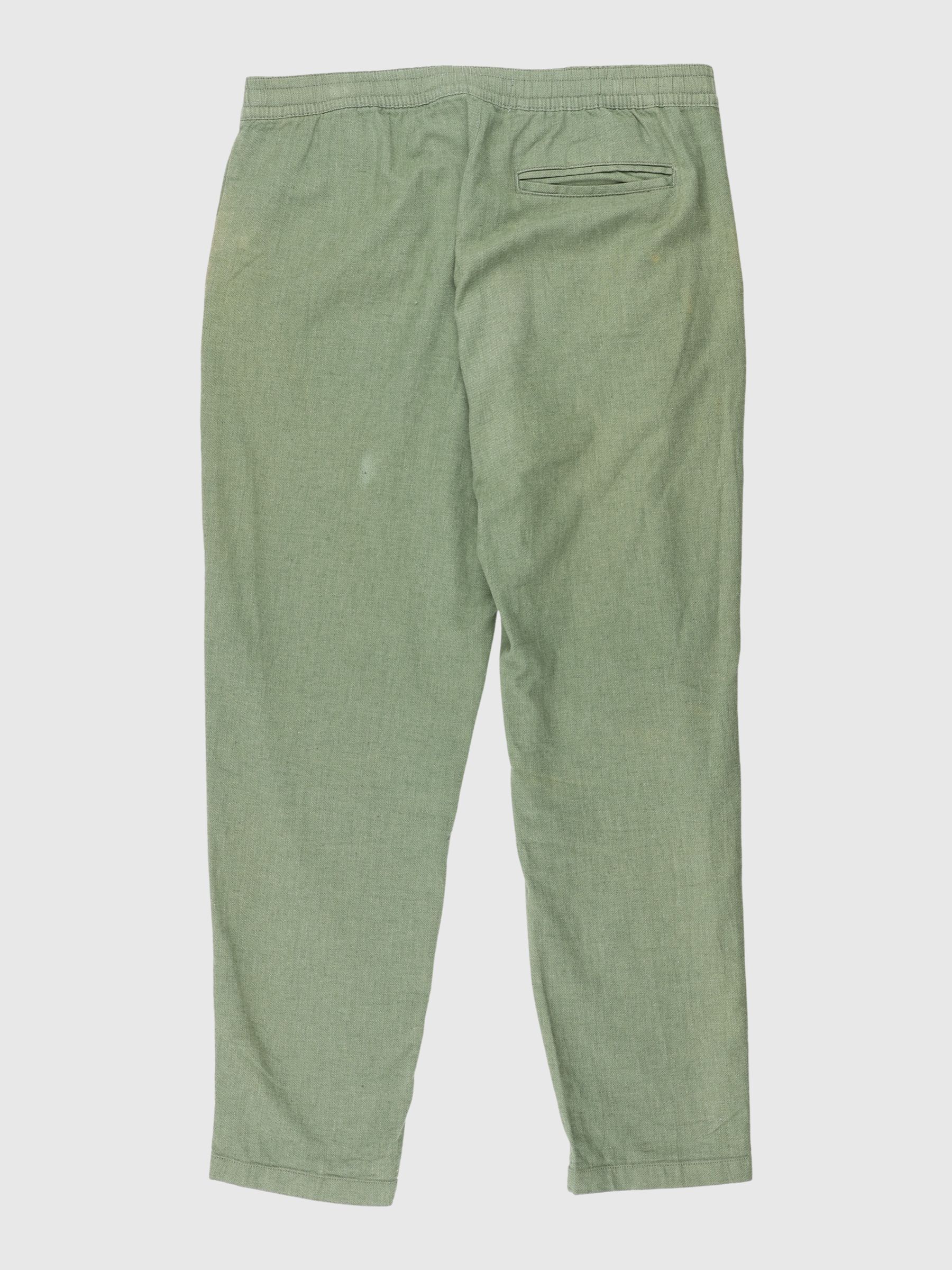 LINEN BLEND TROUSERS