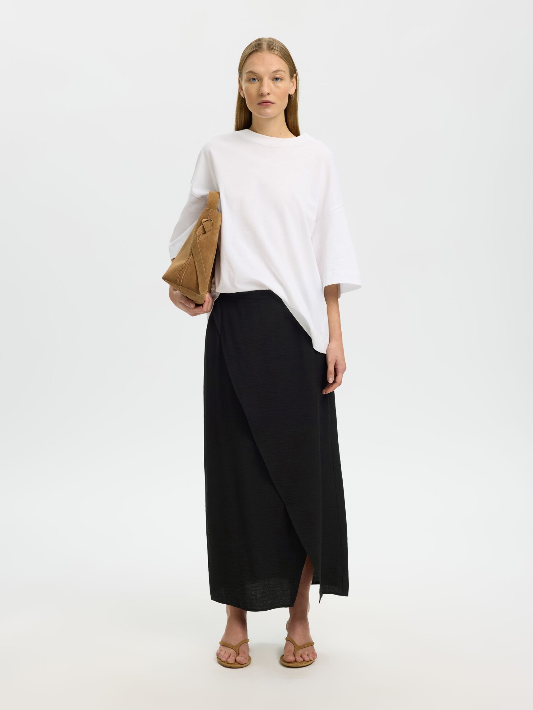 MAXI WRAP SKIRT