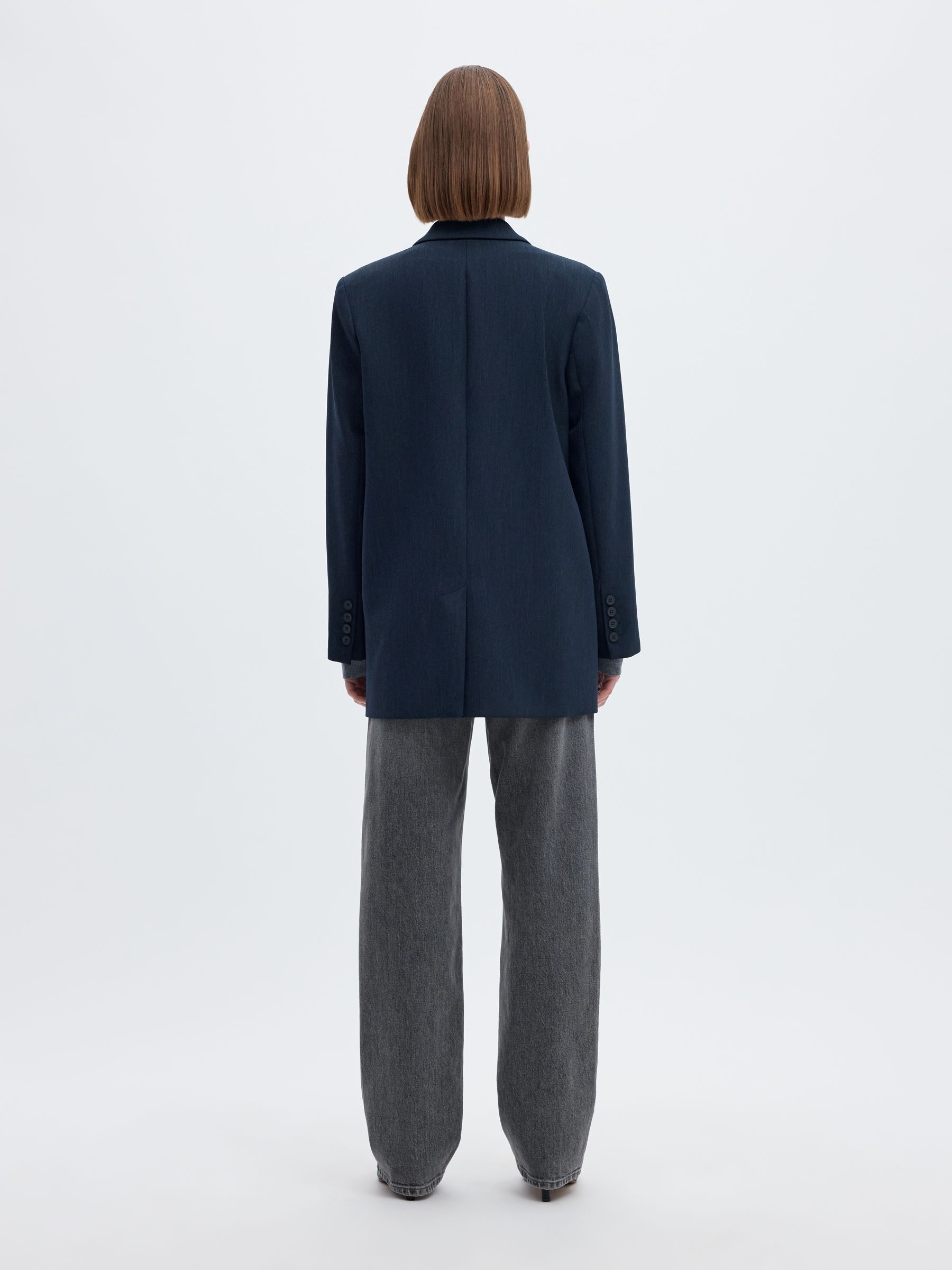 TAILLE MI-HAUTE JEAN DROIT