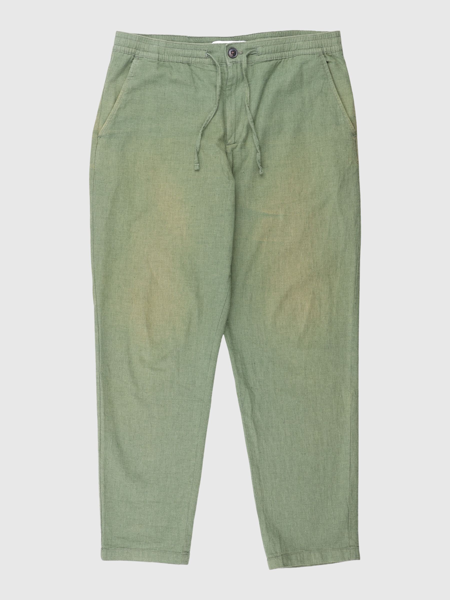 LINEN BLEND TROUSERS