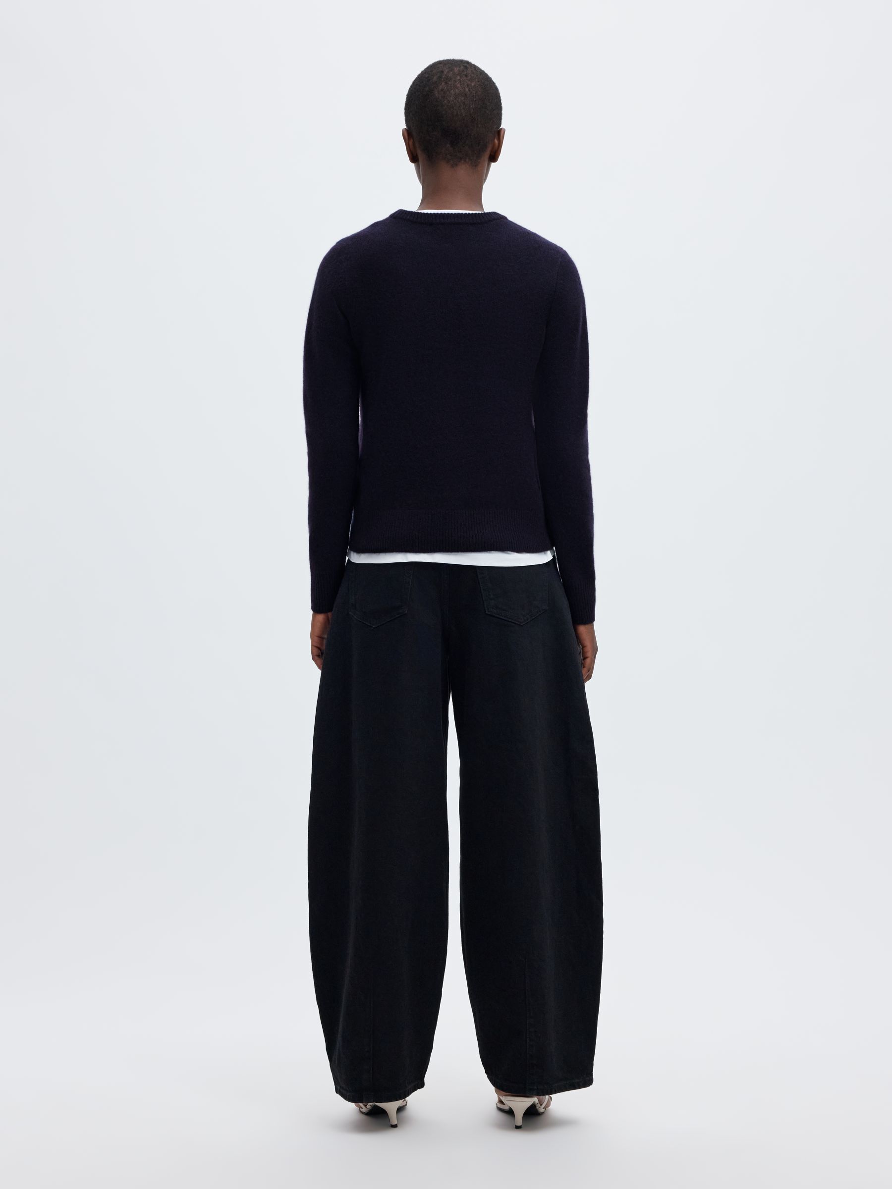 KASJMIR STRIKKET PULLOVER