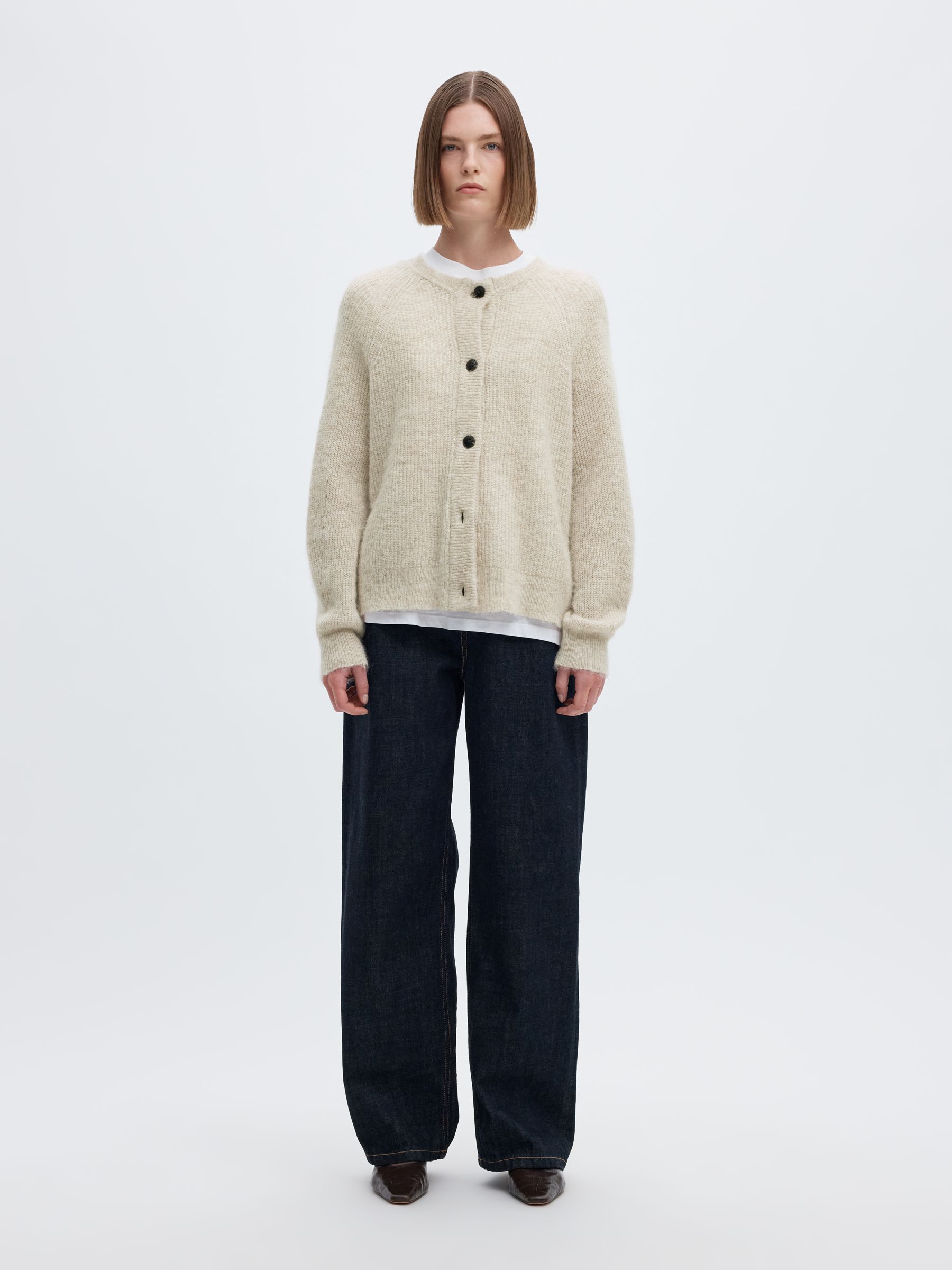 WOOL BLEND CARDIGAN