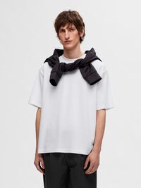 LOOSE FIT T-SHIRT, Bright White, highres
