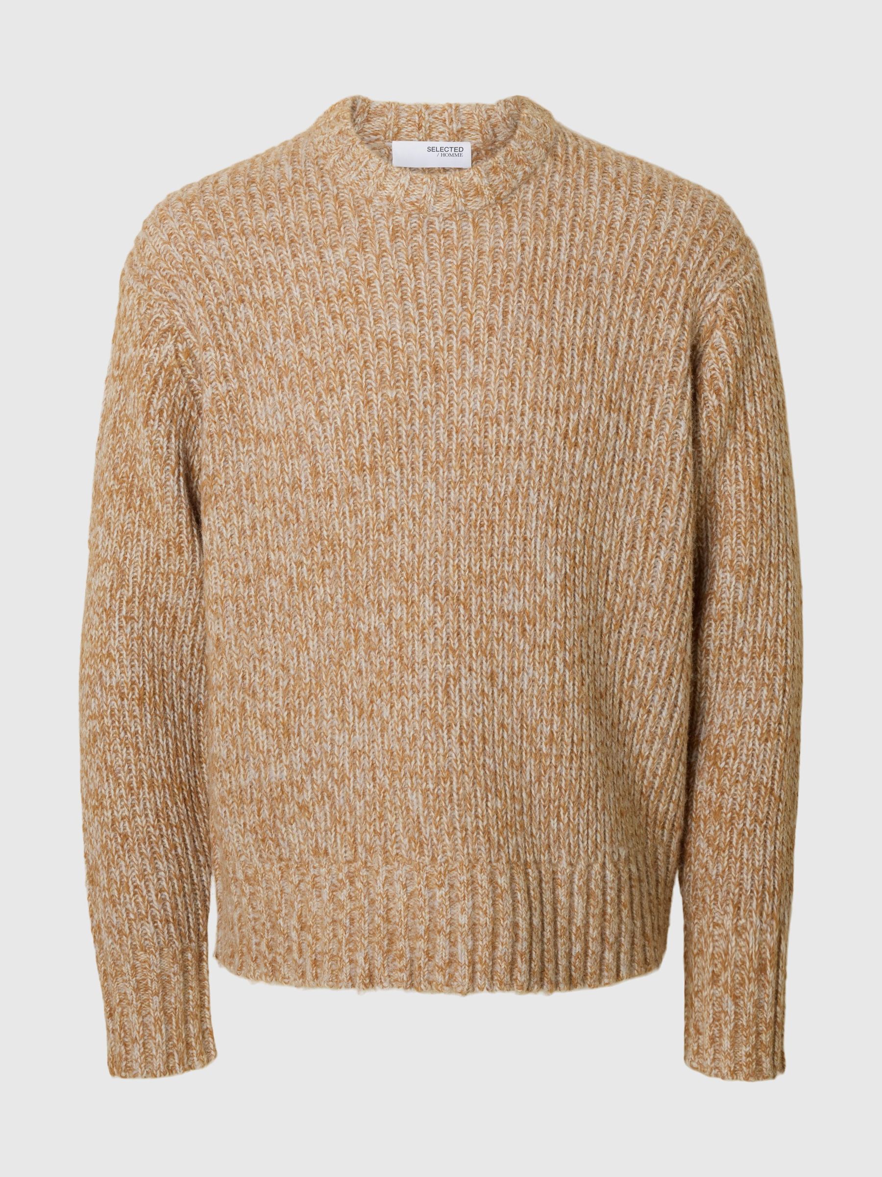 WOOL BLEND CREWNECK JUMPER