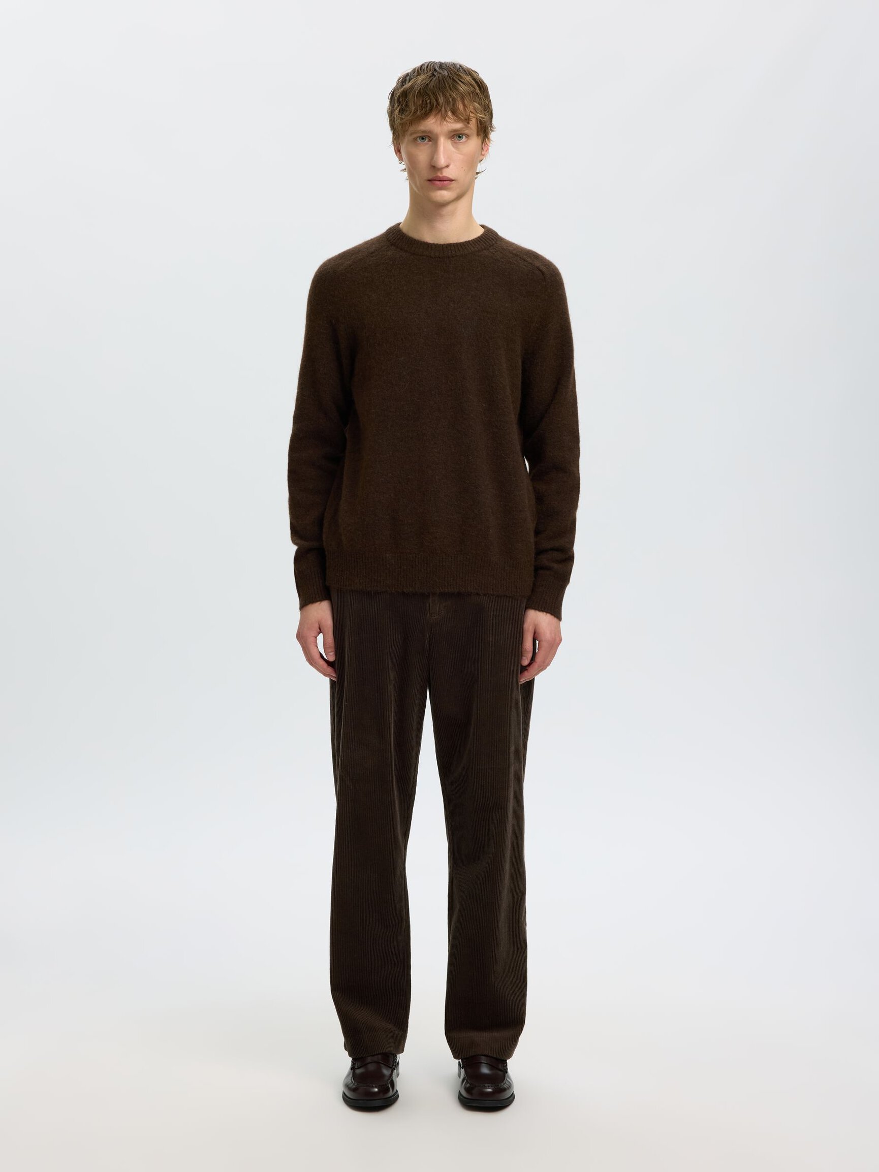 LANGERMET STRIKKET PULLOVER