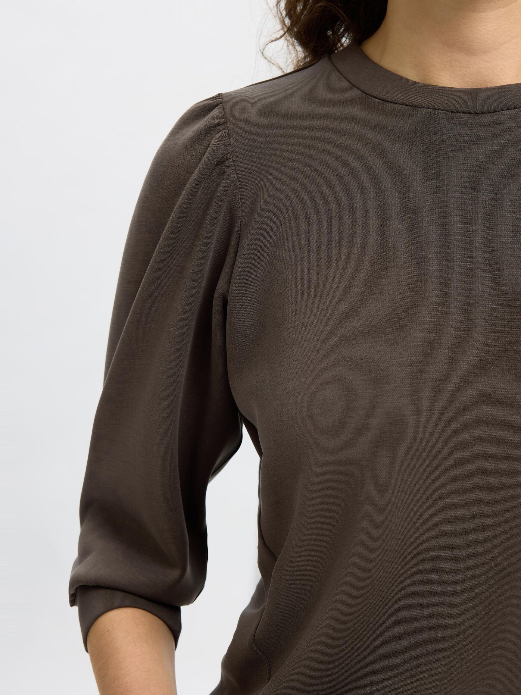 PUFF SLEEVE SWEATSHIRT