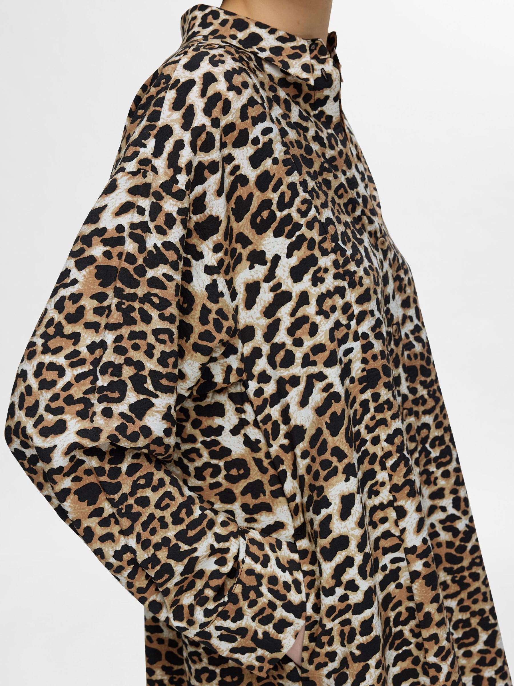 PRINTET SKJORTEKJOLE